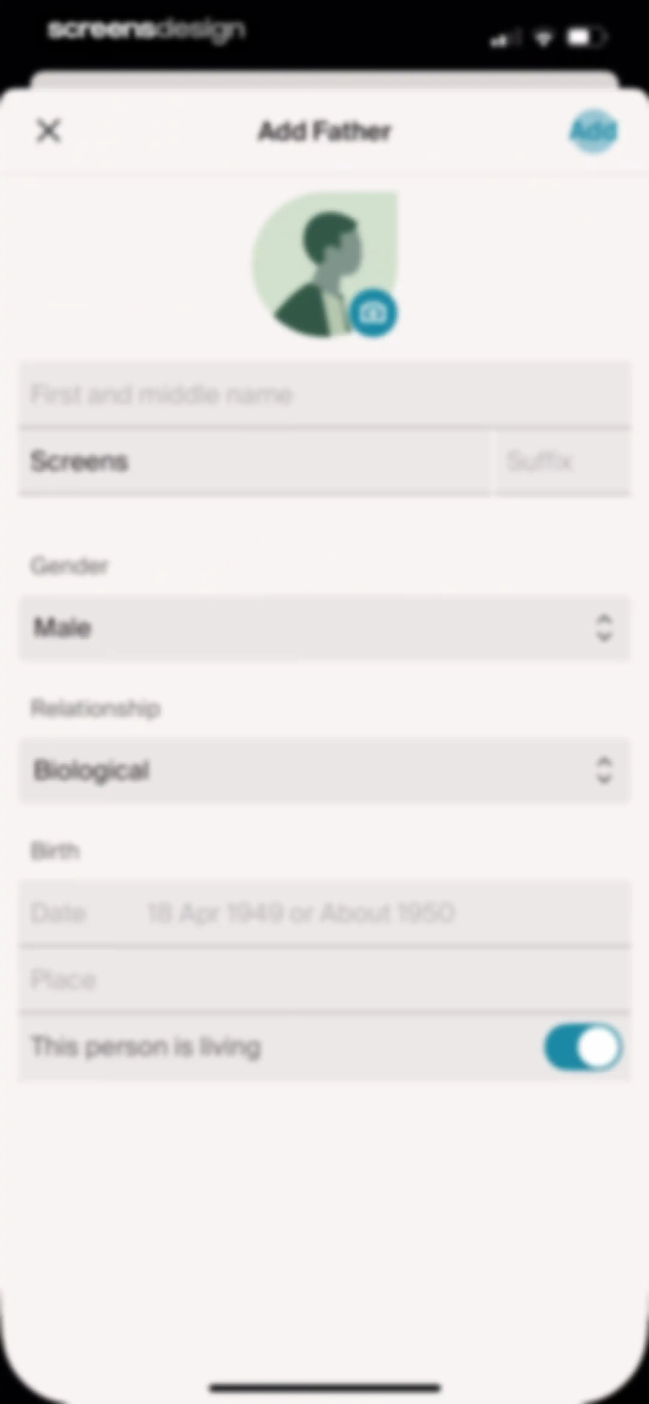 Ancestry: Family History & DNA screen 29