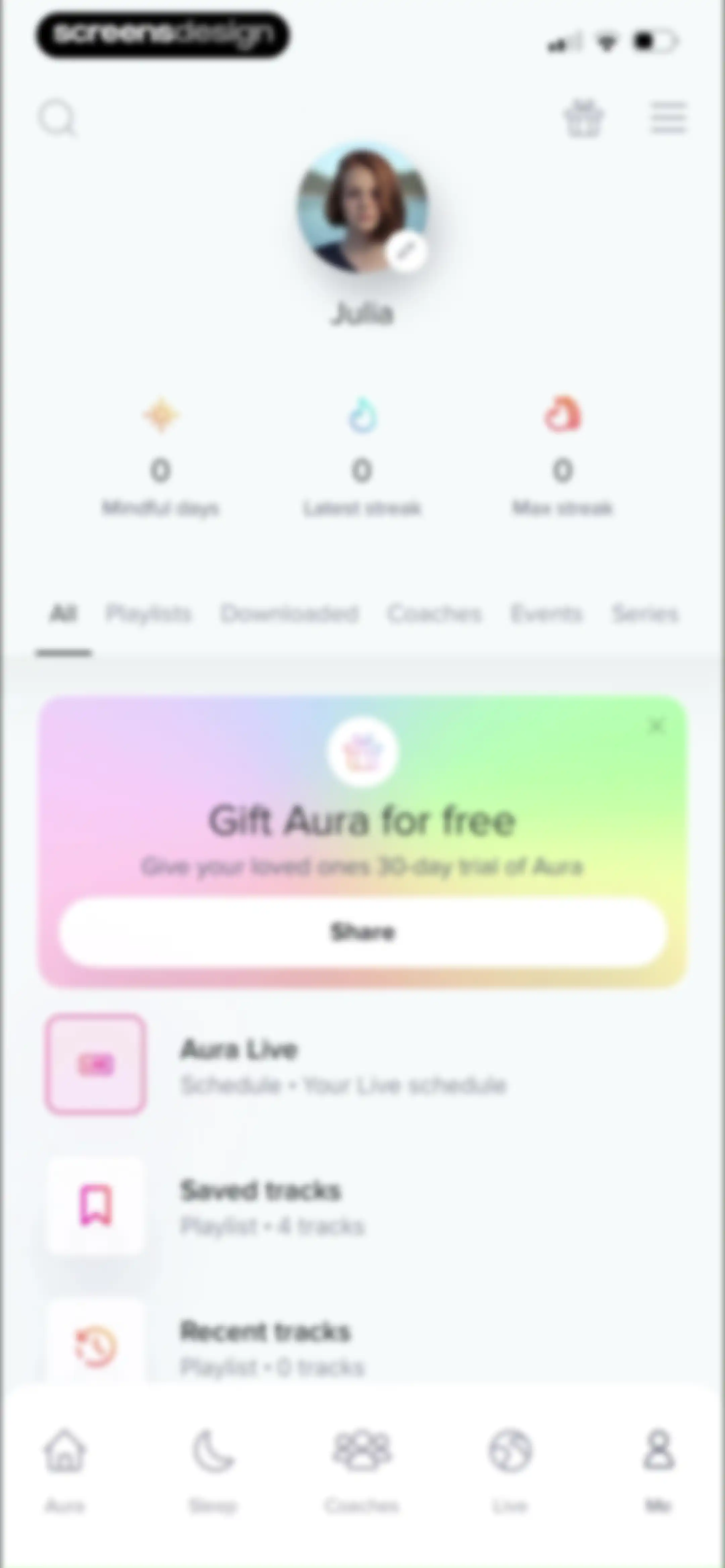 Aura: Meditation & Sleep, CBT screen 123