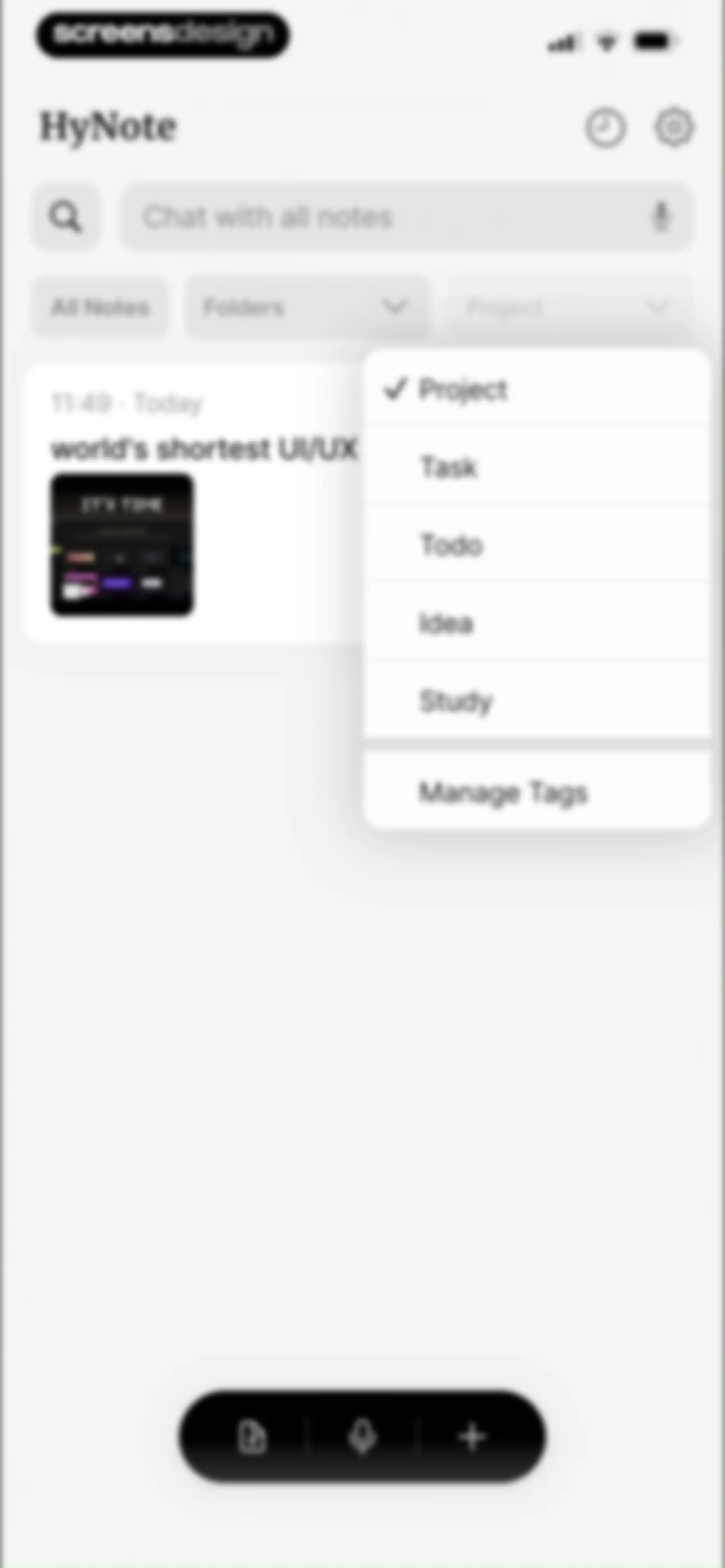 HyNote: AI Note Taker, Summary screen 76