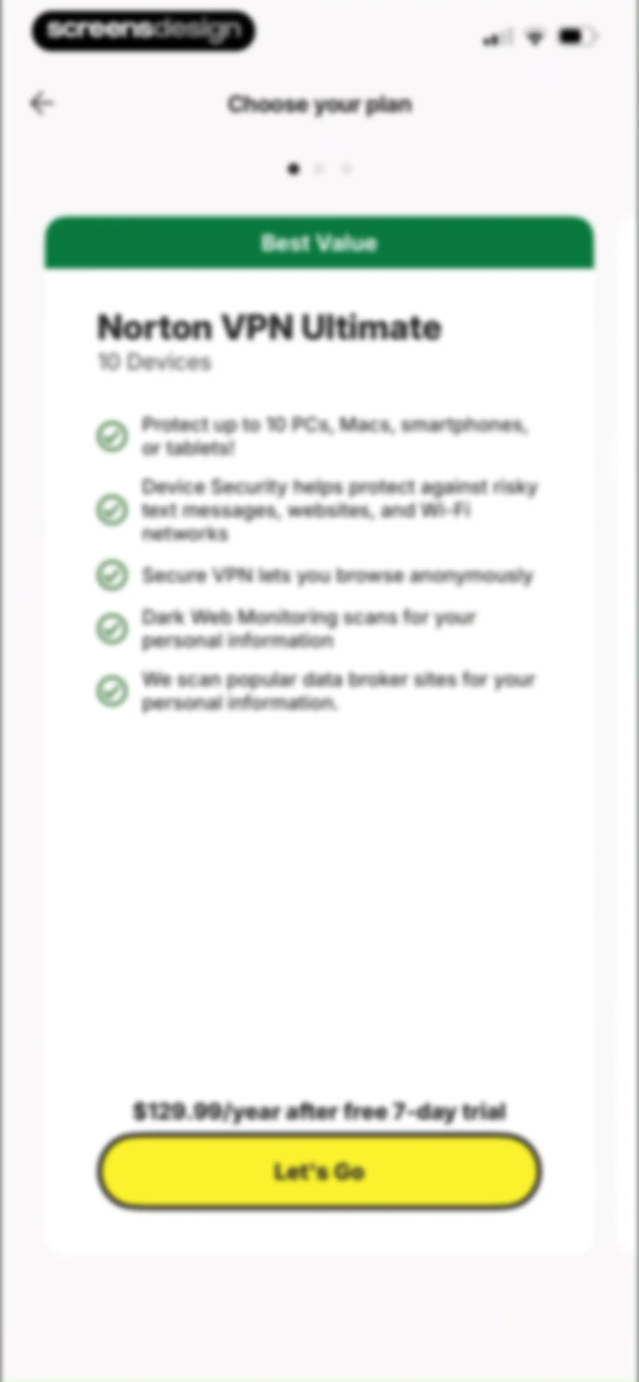 Norton VPN – Fast & Secure screen 9