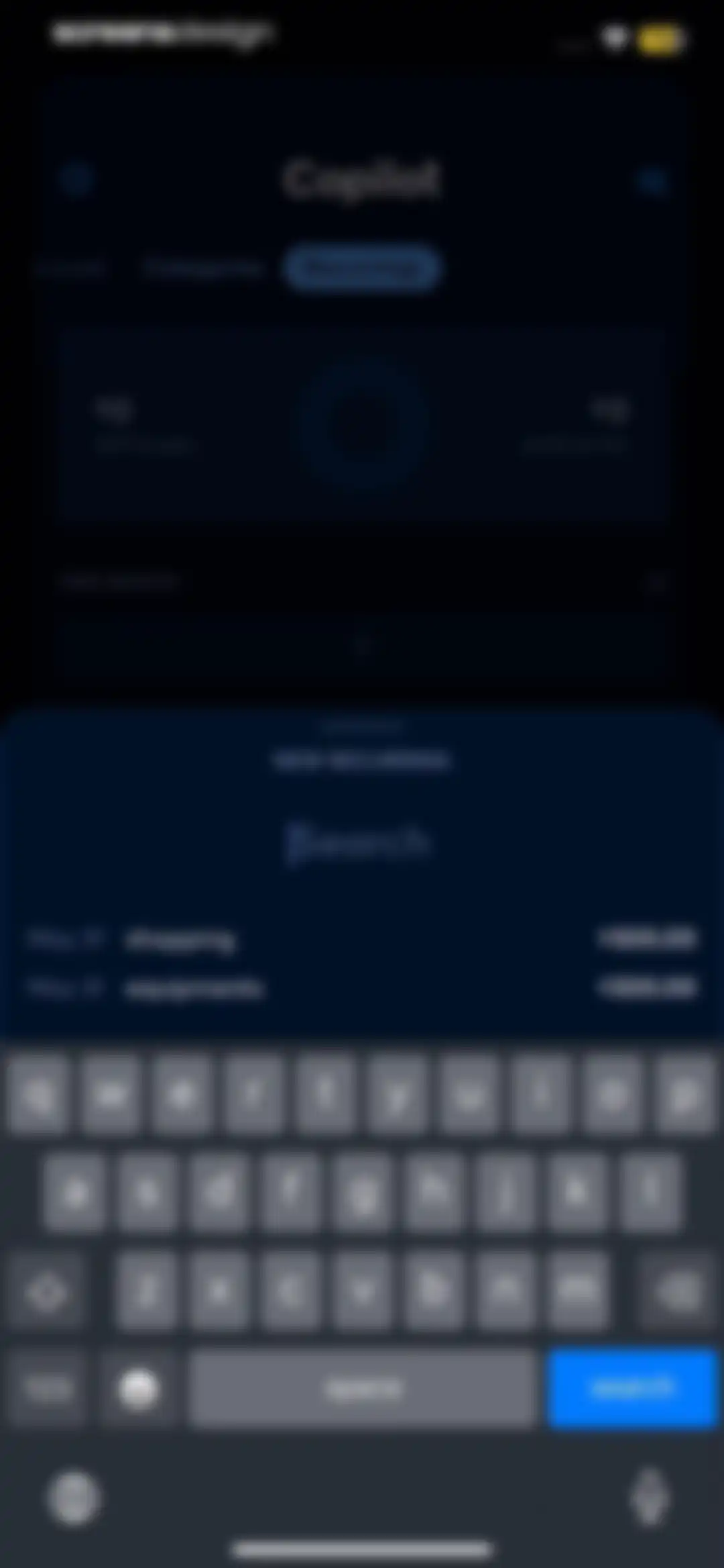 Copilot: Track & Budget Money screen 71
