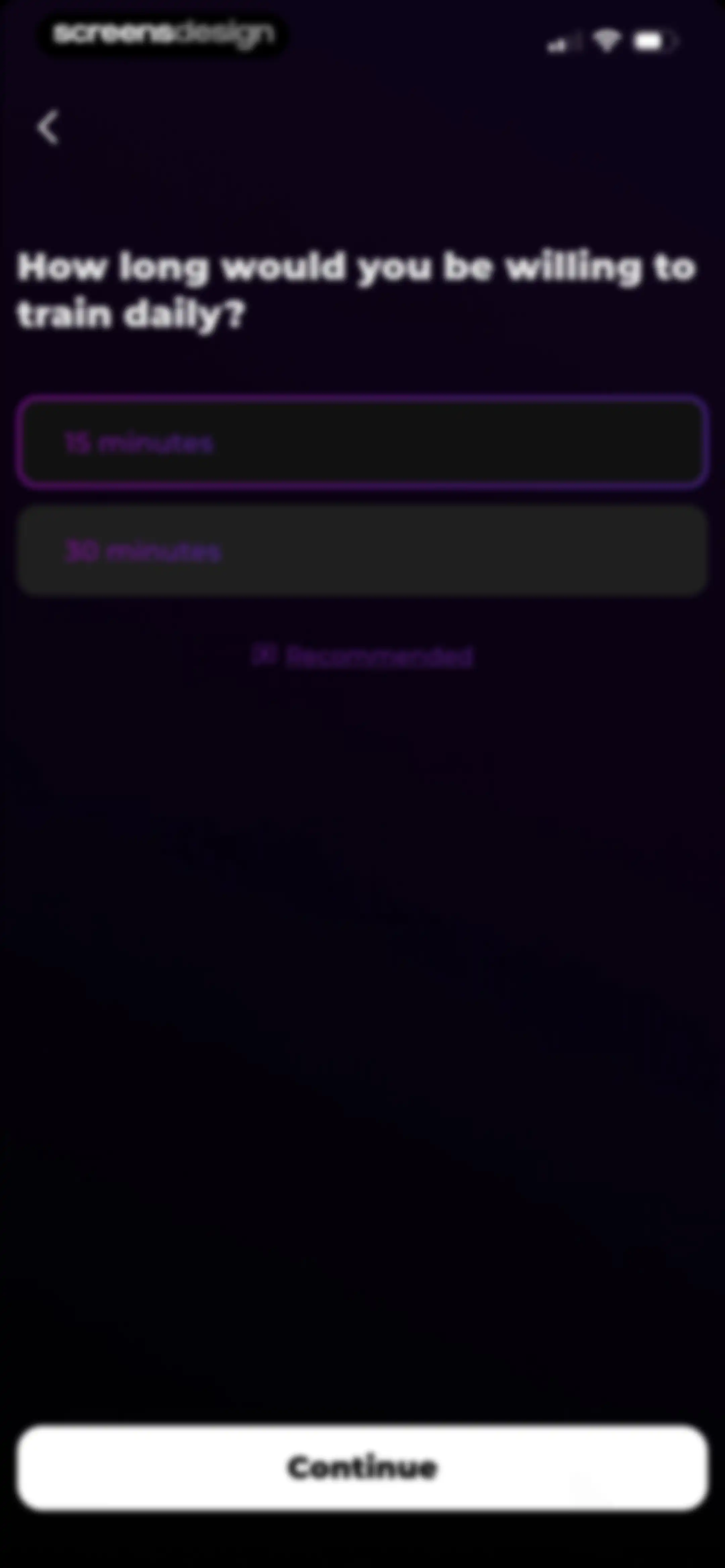 MCI - Personal Training AI screen 41