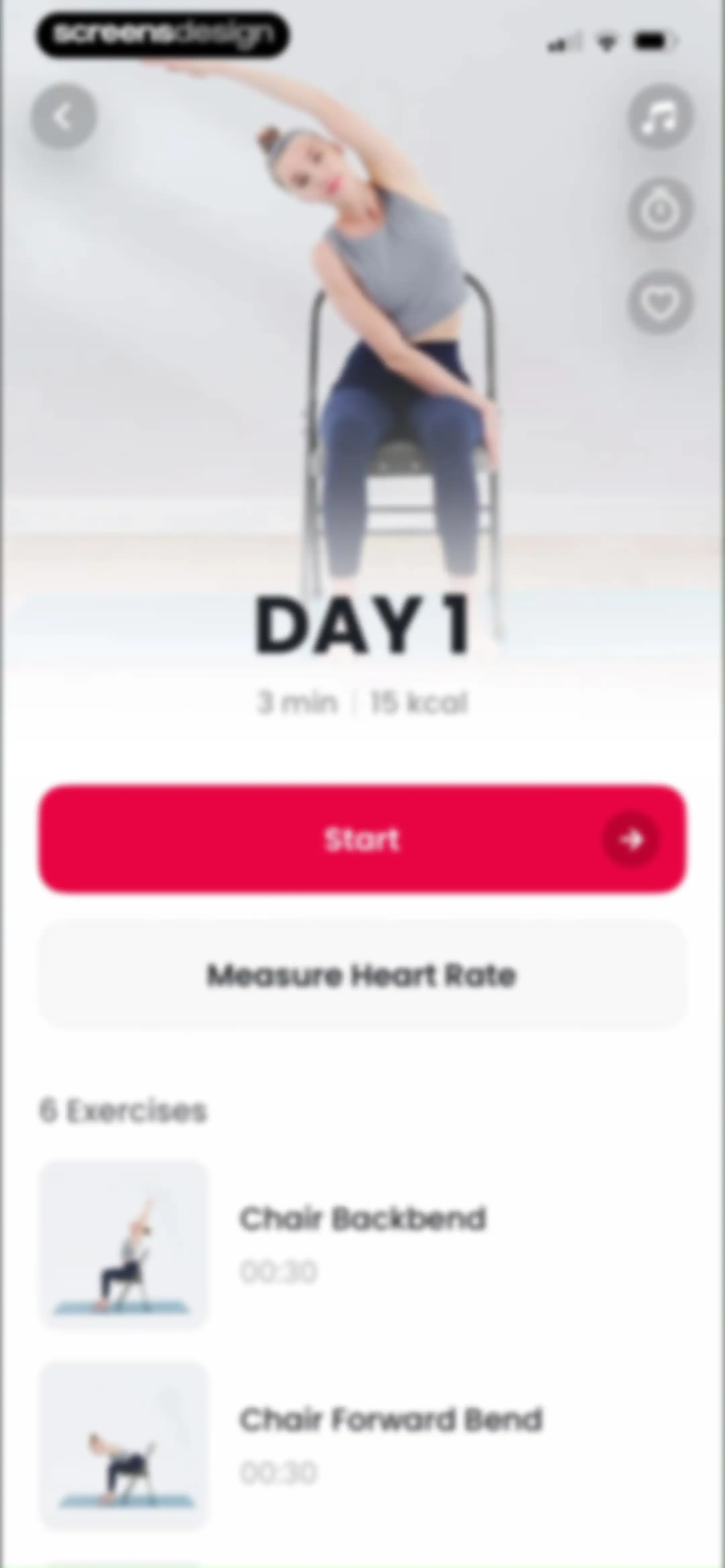 ChillFit: Home Workout Planner screen 112