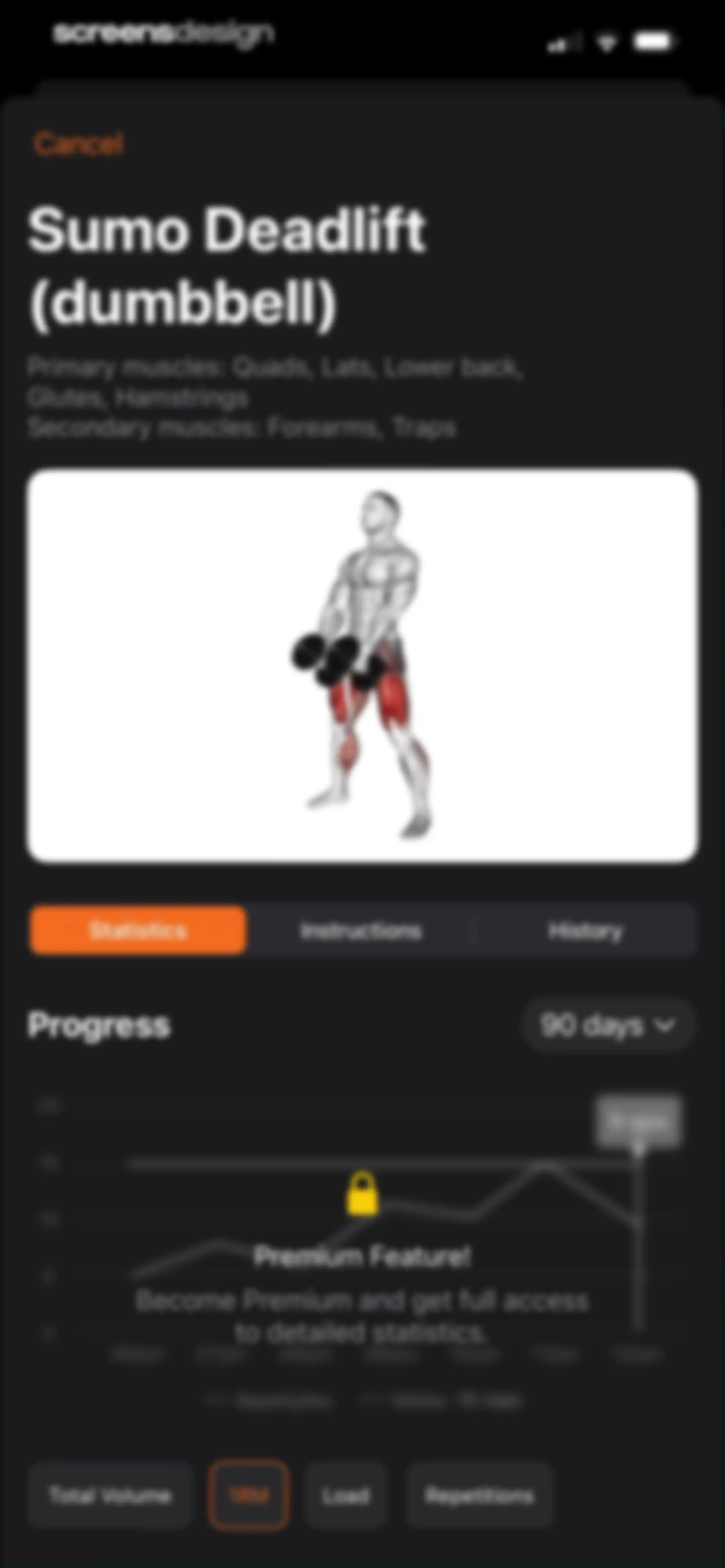 Gym WP - Workout Planner & Log screen 44