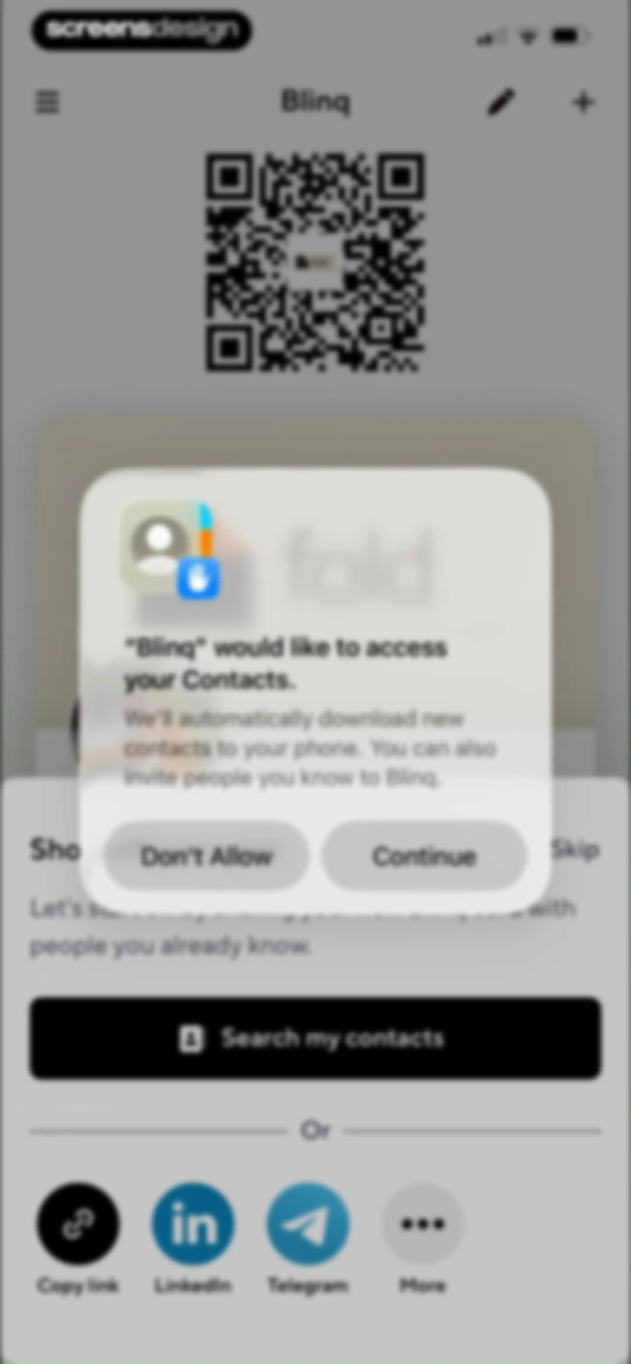 Blinq: Digital Business Card screen 31