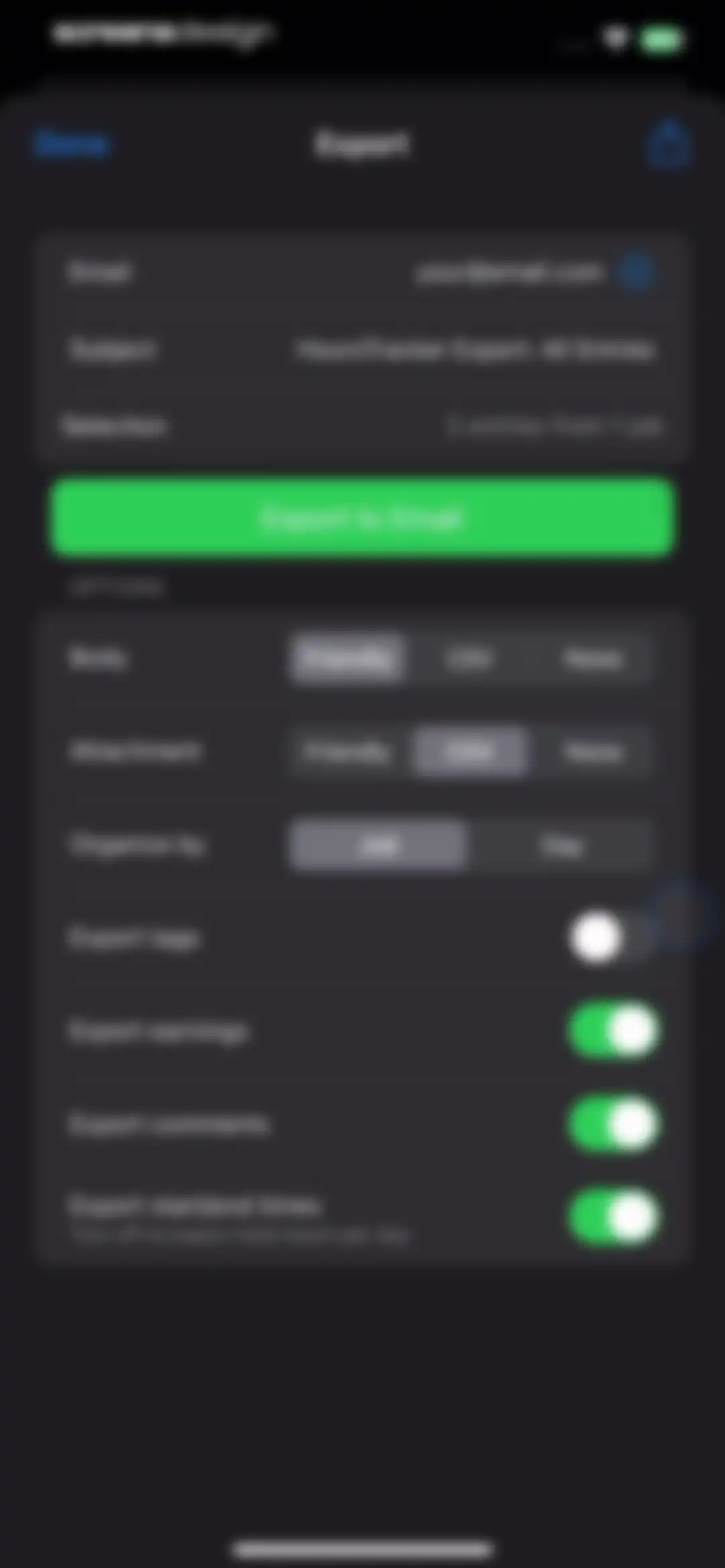 Hours Tracker: Time Tracking screen 35