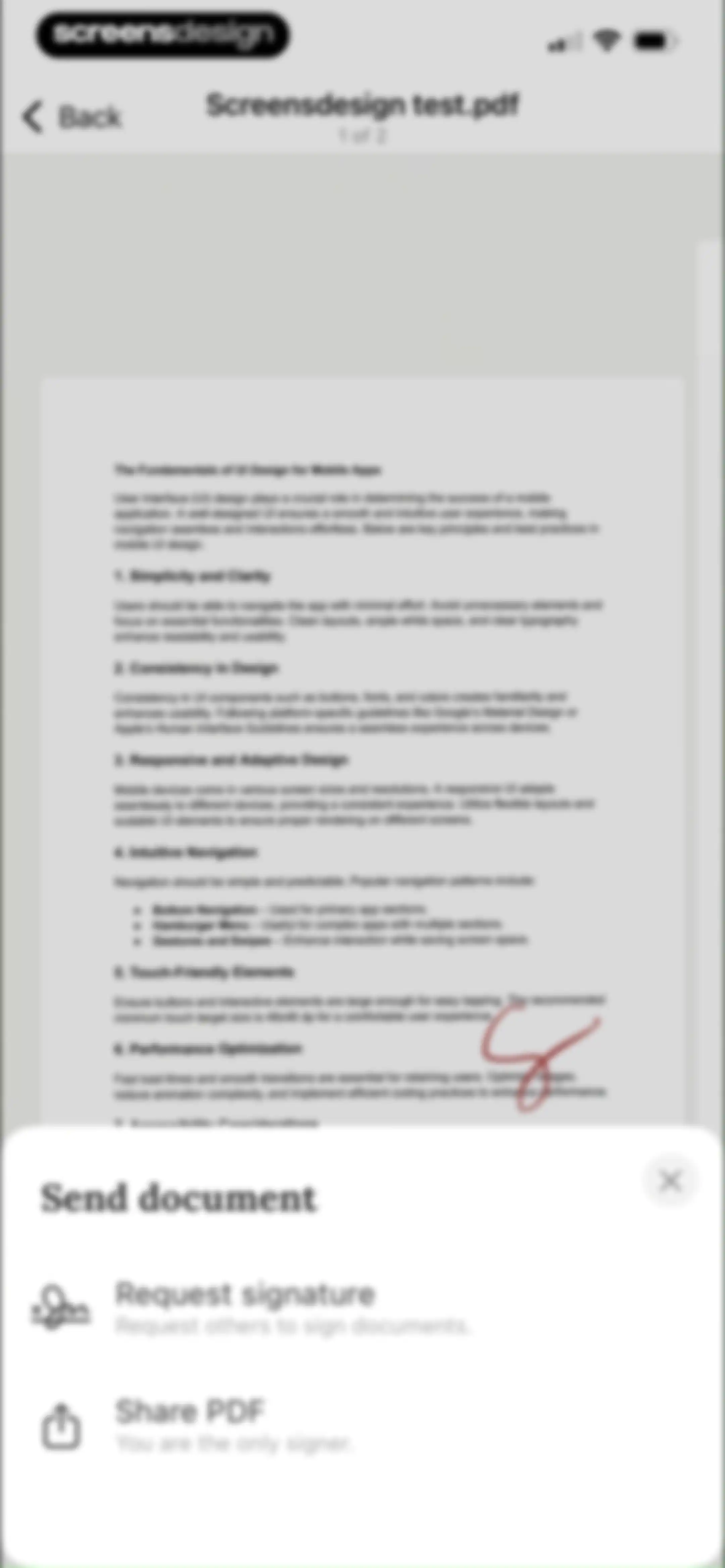 eSign App: Sign PDF Documents screen 30