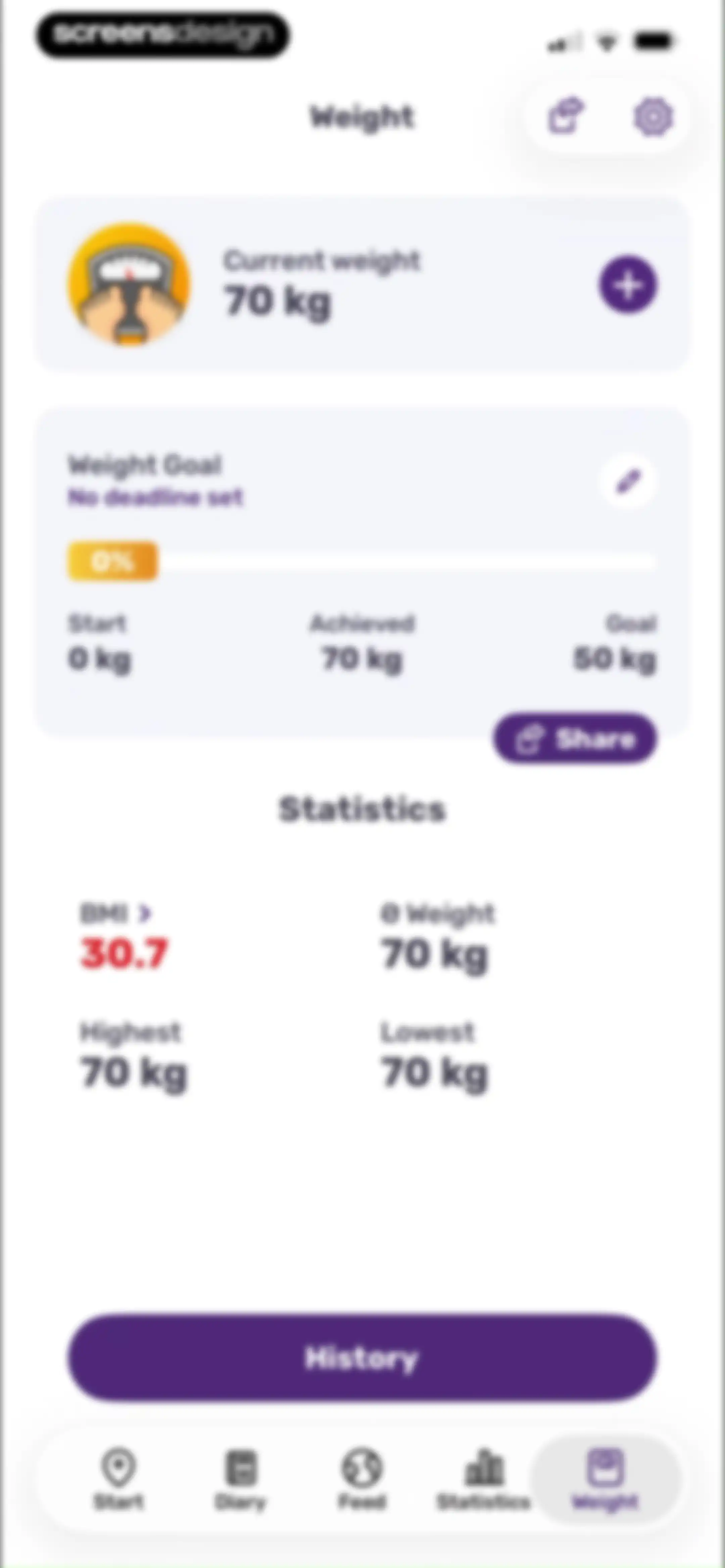 Running Tracker App – FITAPP screen 134