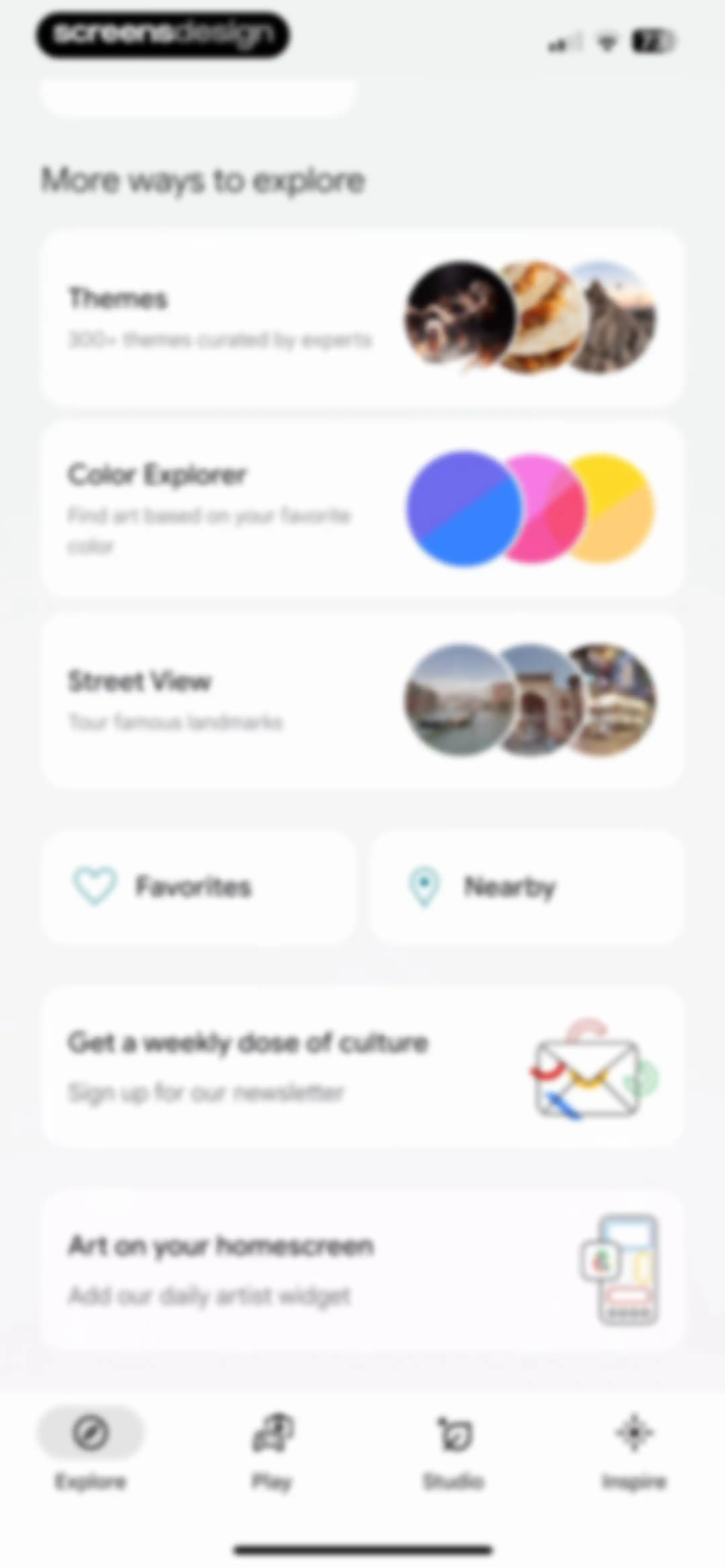 Google Arts & Culture screen 109