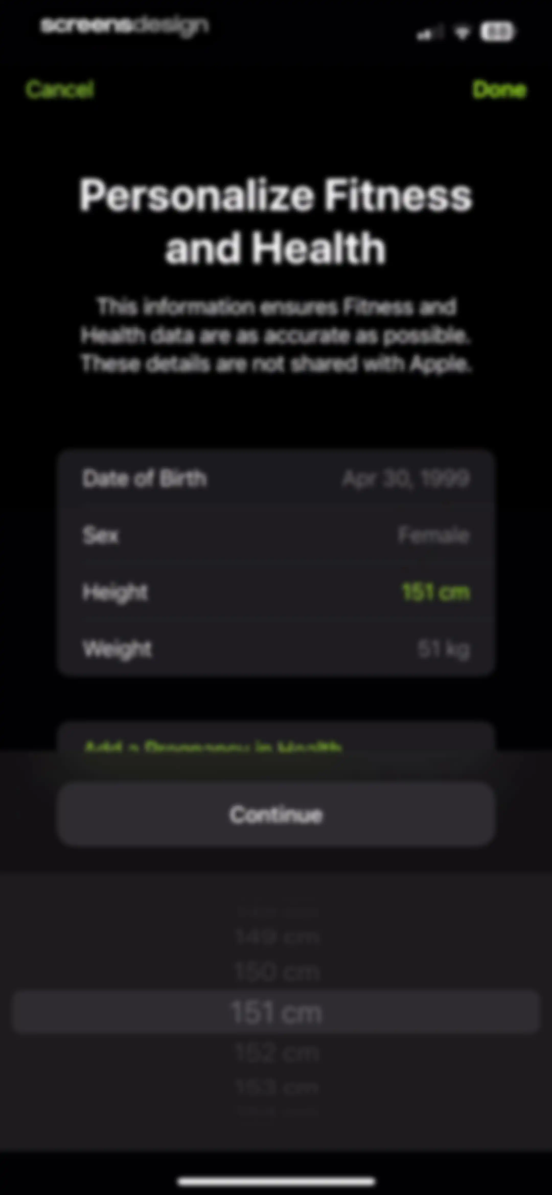 Apple Fitness screen 5