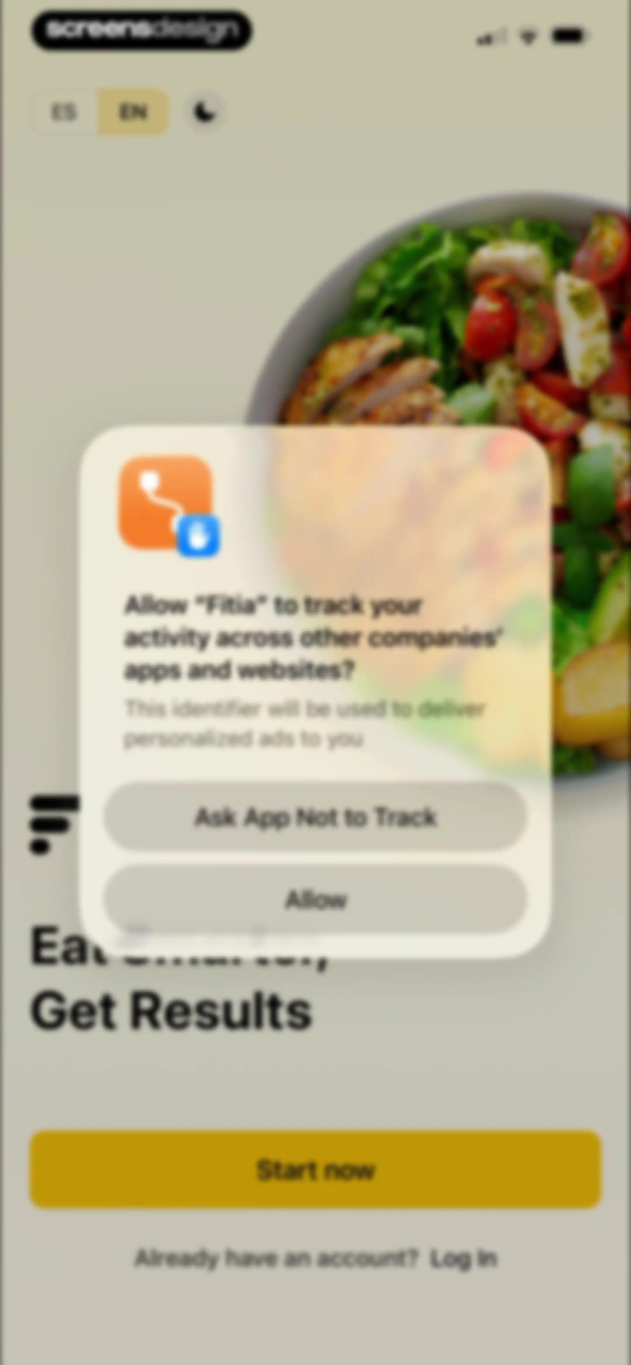Fitia: Calorie Counter & Diet screen 2