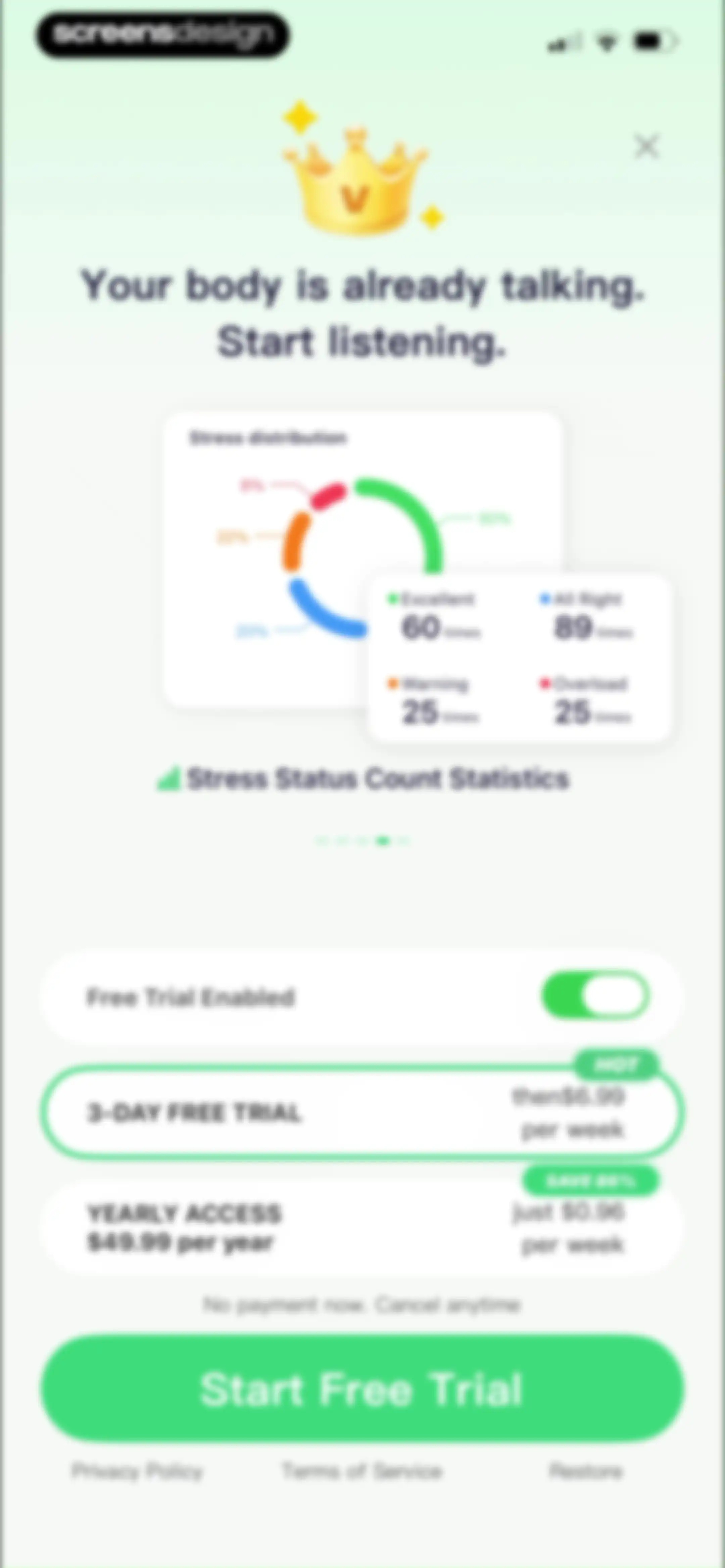 RelaxWatch: Stress&HRV Tracker screen 13