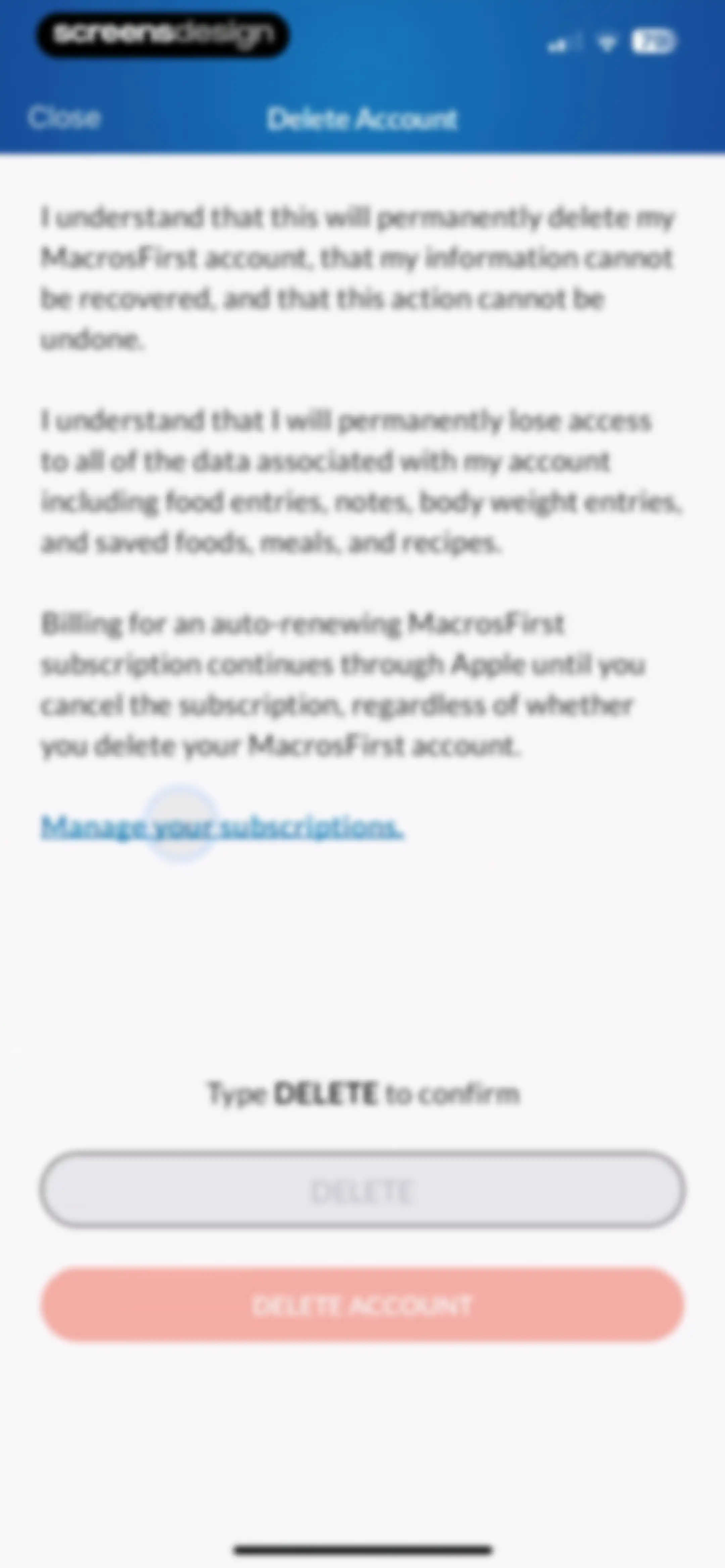 MacrosFirst - Macro Tracker screen 136