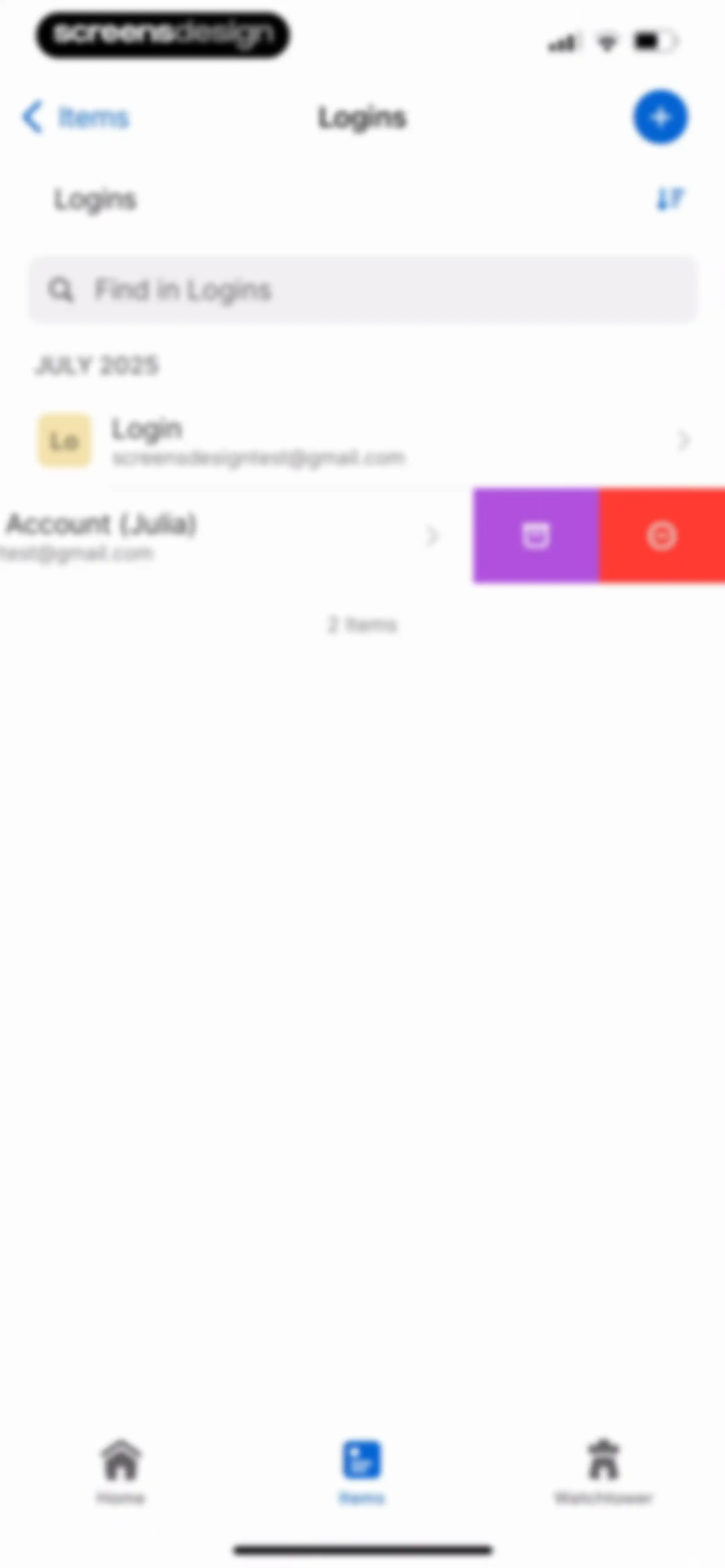 1Password: Password Manager screen 116