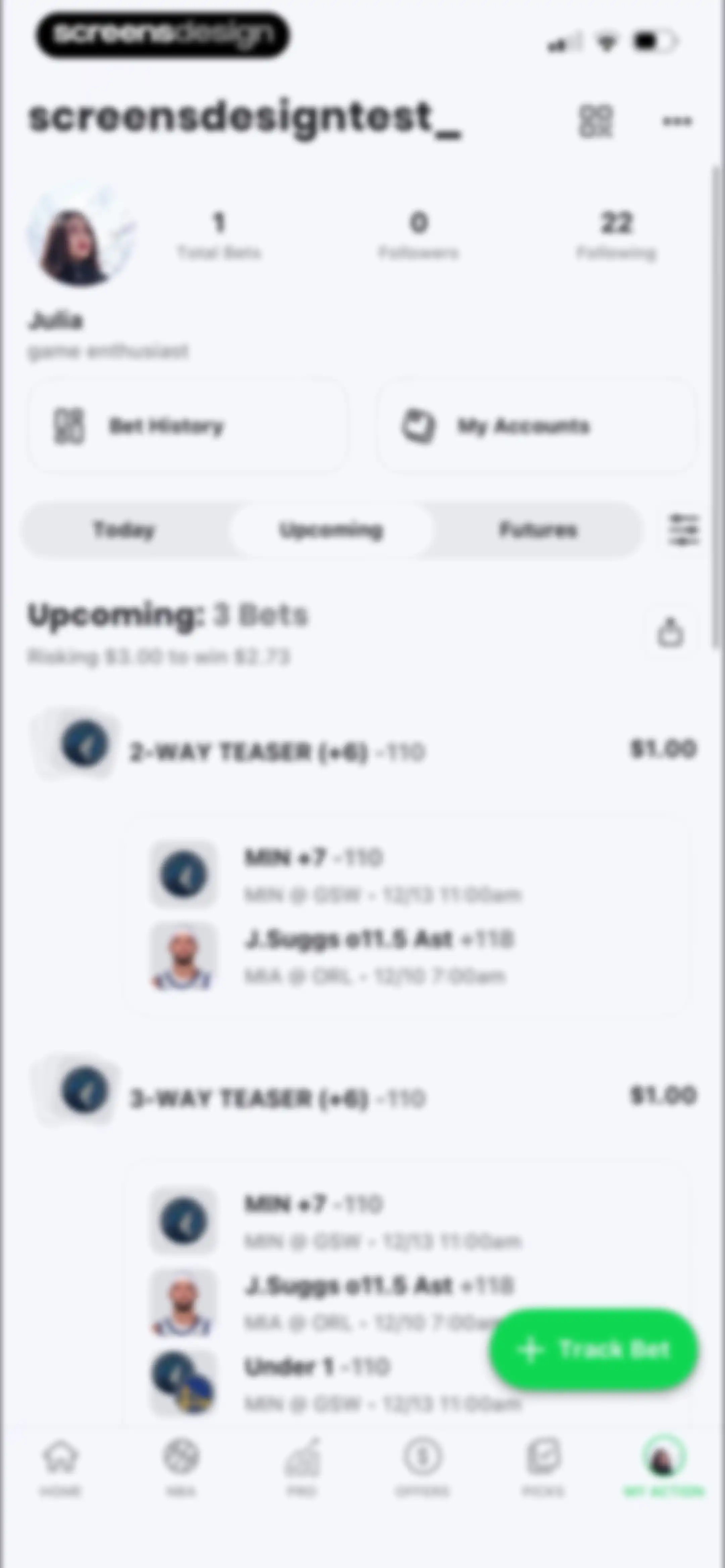 Action Network: Sports Betting screen 180