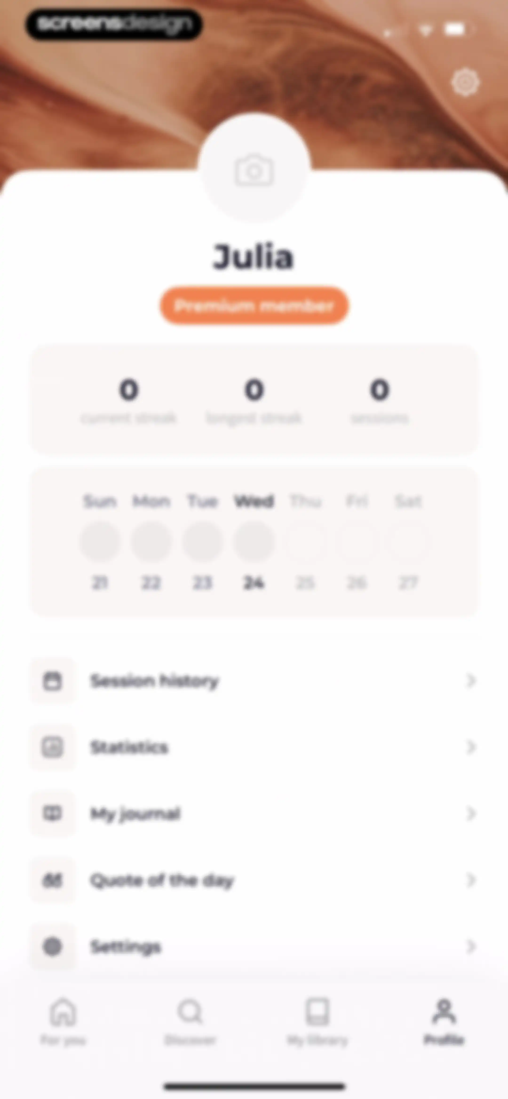 Meditation Moments - Guided screen 98