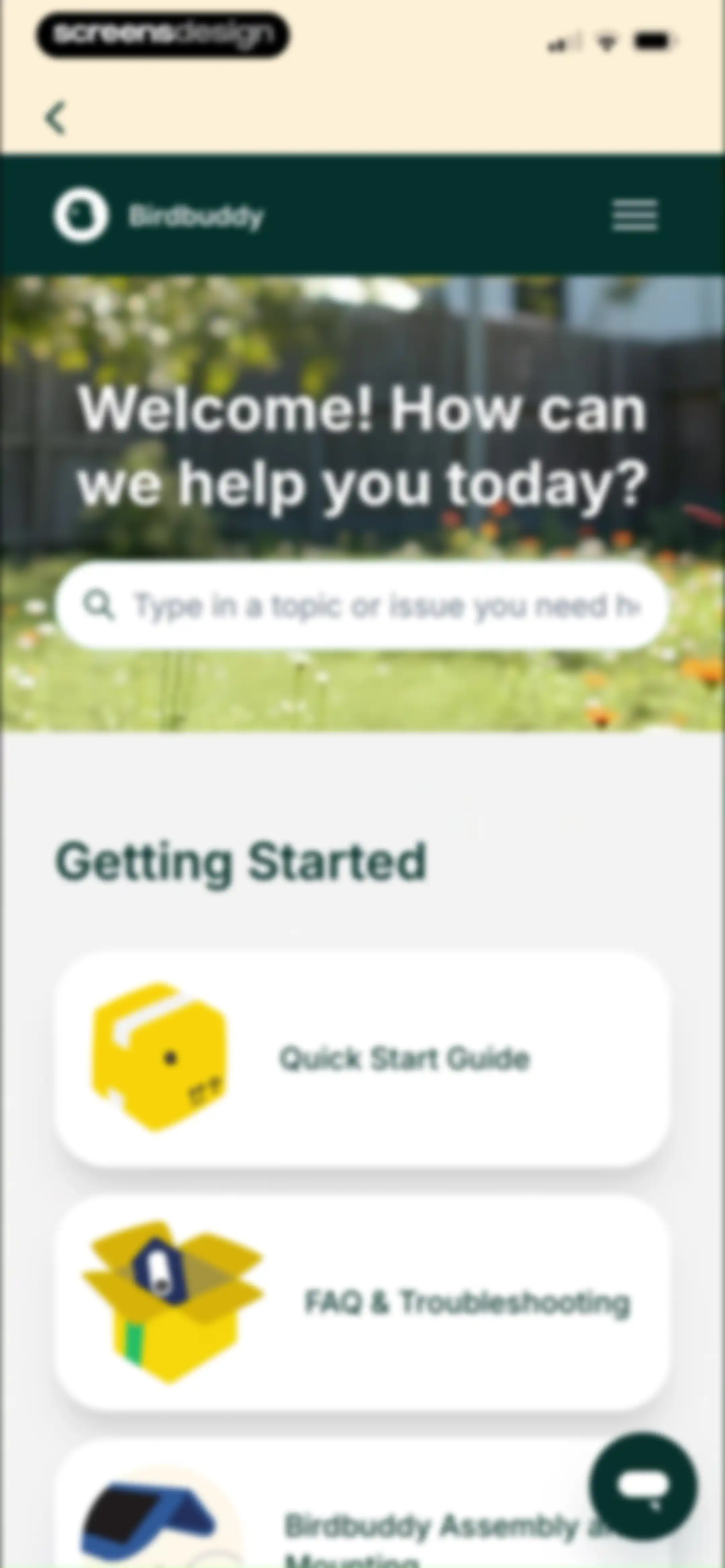 Birdbuddy: ID & Collect Birds screen 112