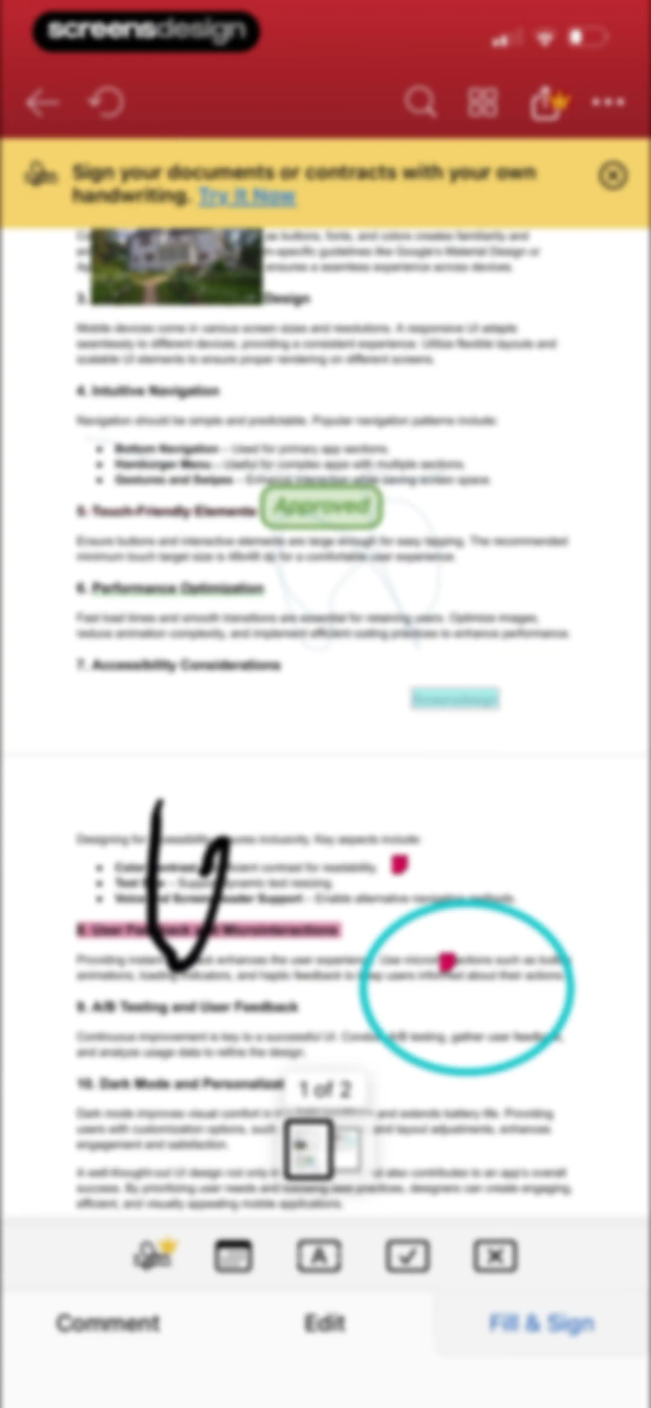 MobiPDF・PDF Text Editor・Reader screen 57