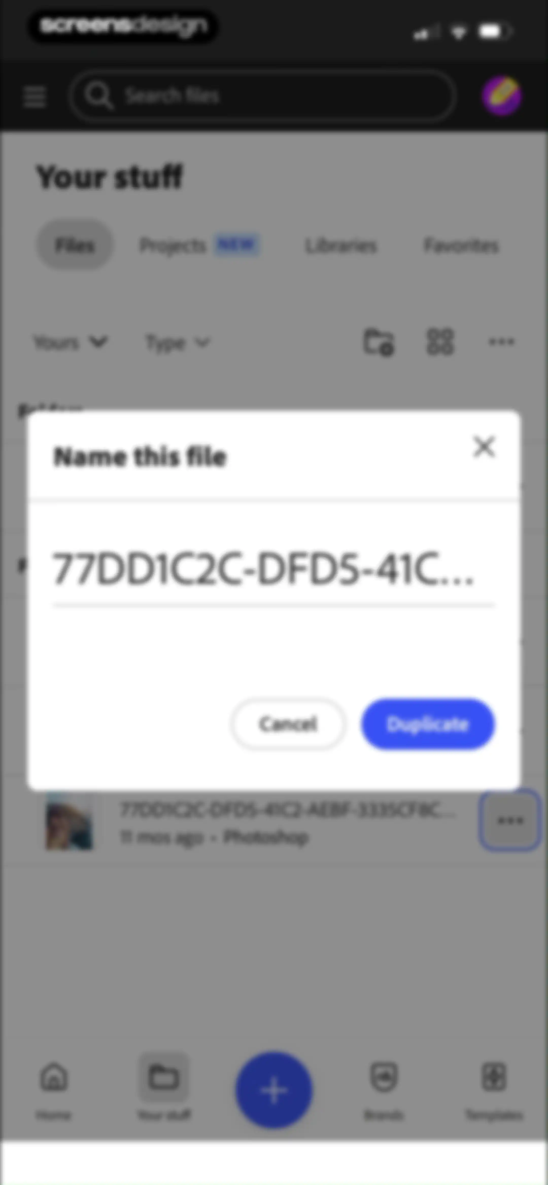Adobe Express: Create Anything screen 121