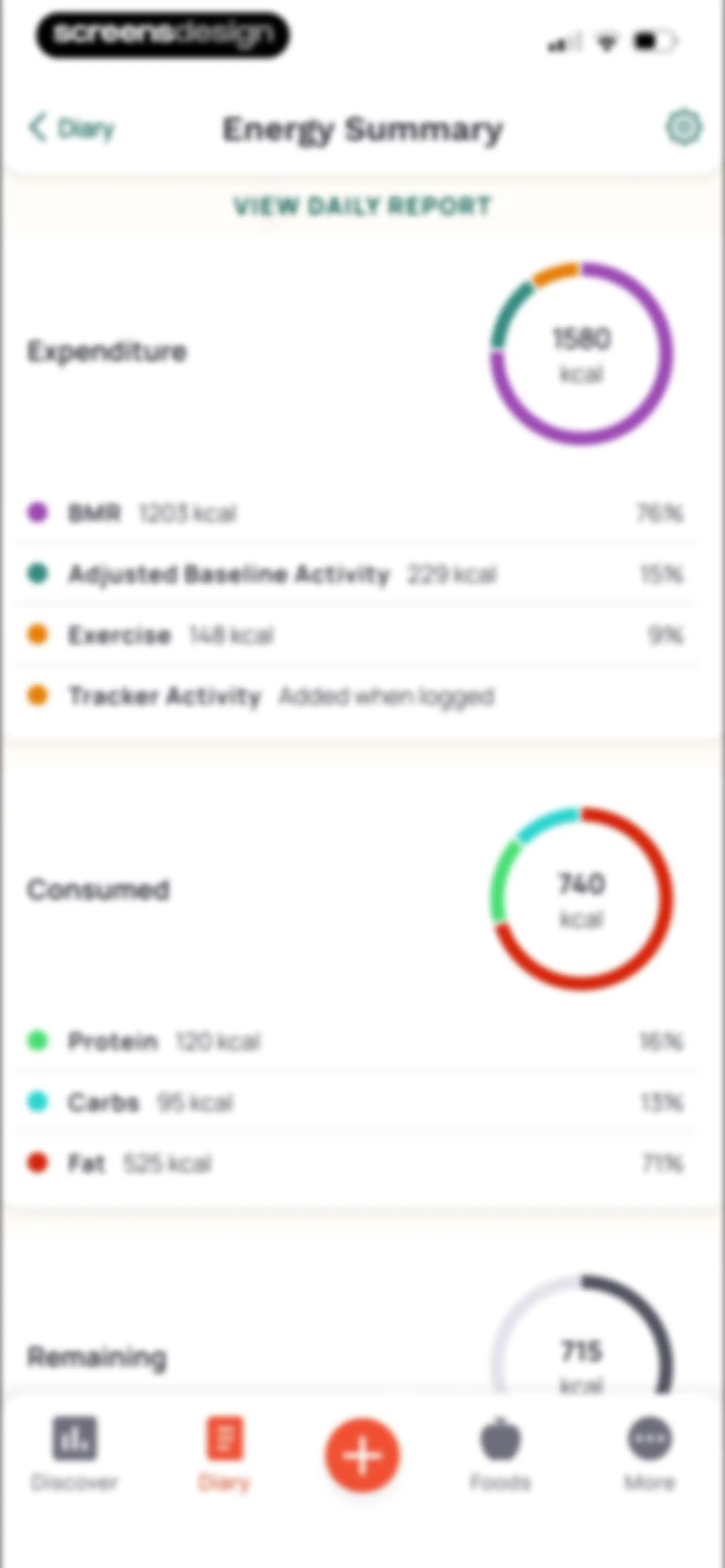 Cronometer: Calorie Counter screen 96