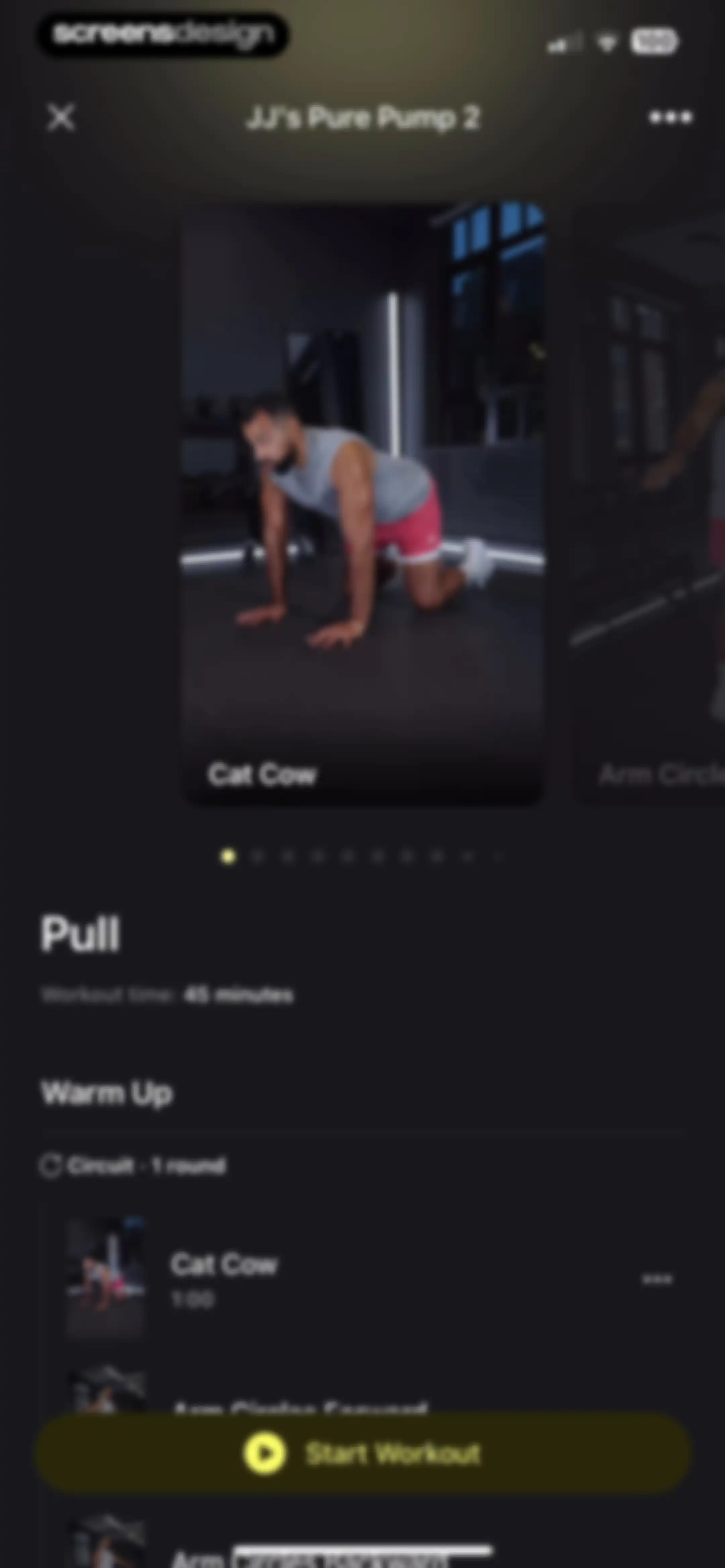 Peloton Strength+ screen 38