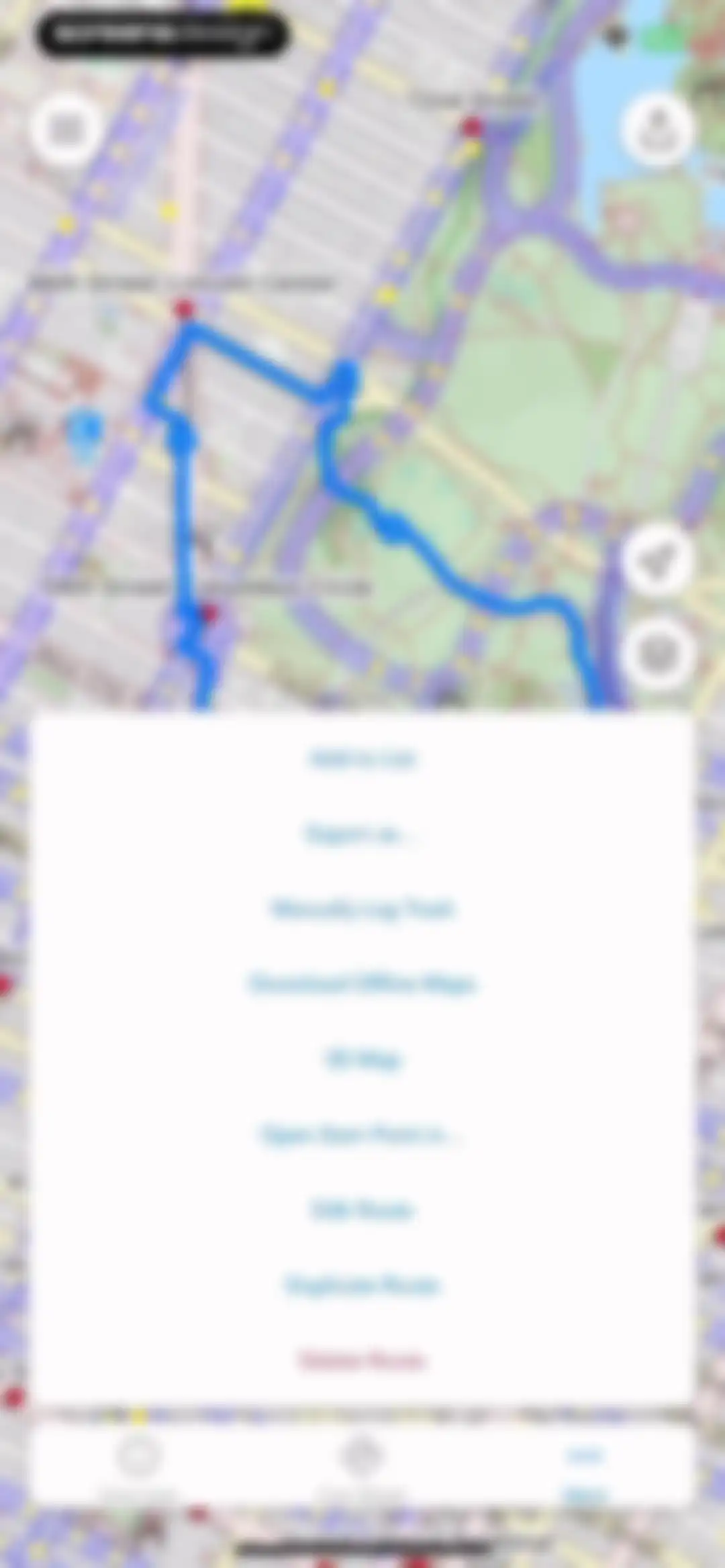 Footpath Route Planner screen 33