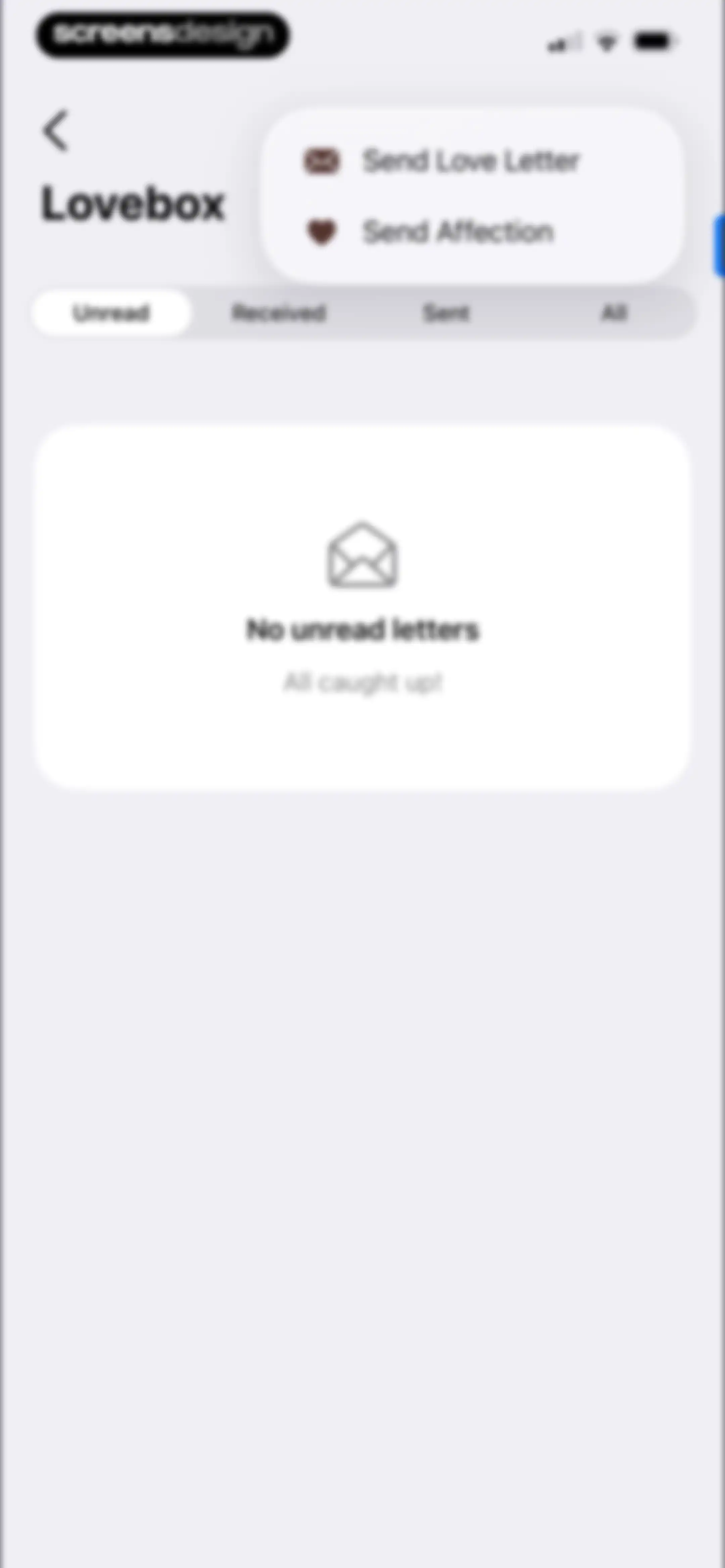 lovelee couples: love note app screen 84