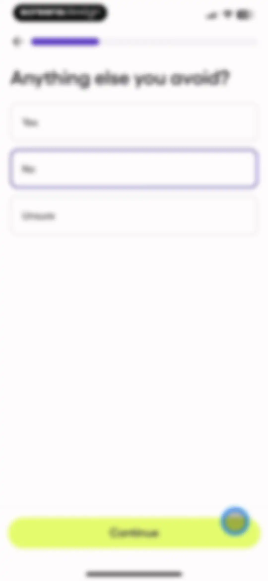 Fig: Food Scanner & Guide screen 12