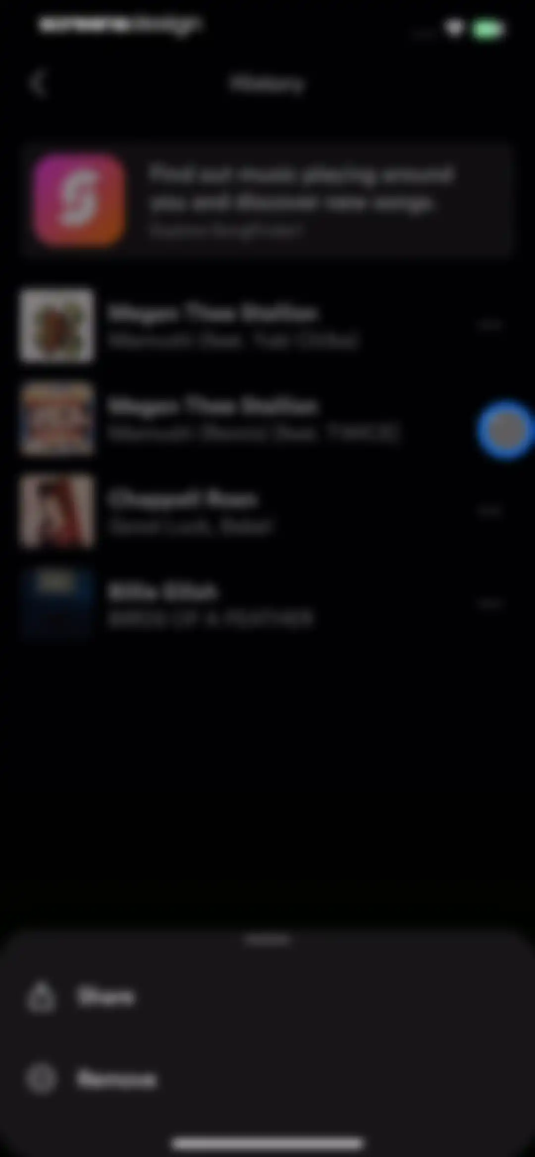 must.fm for Spotify Stats screen 92