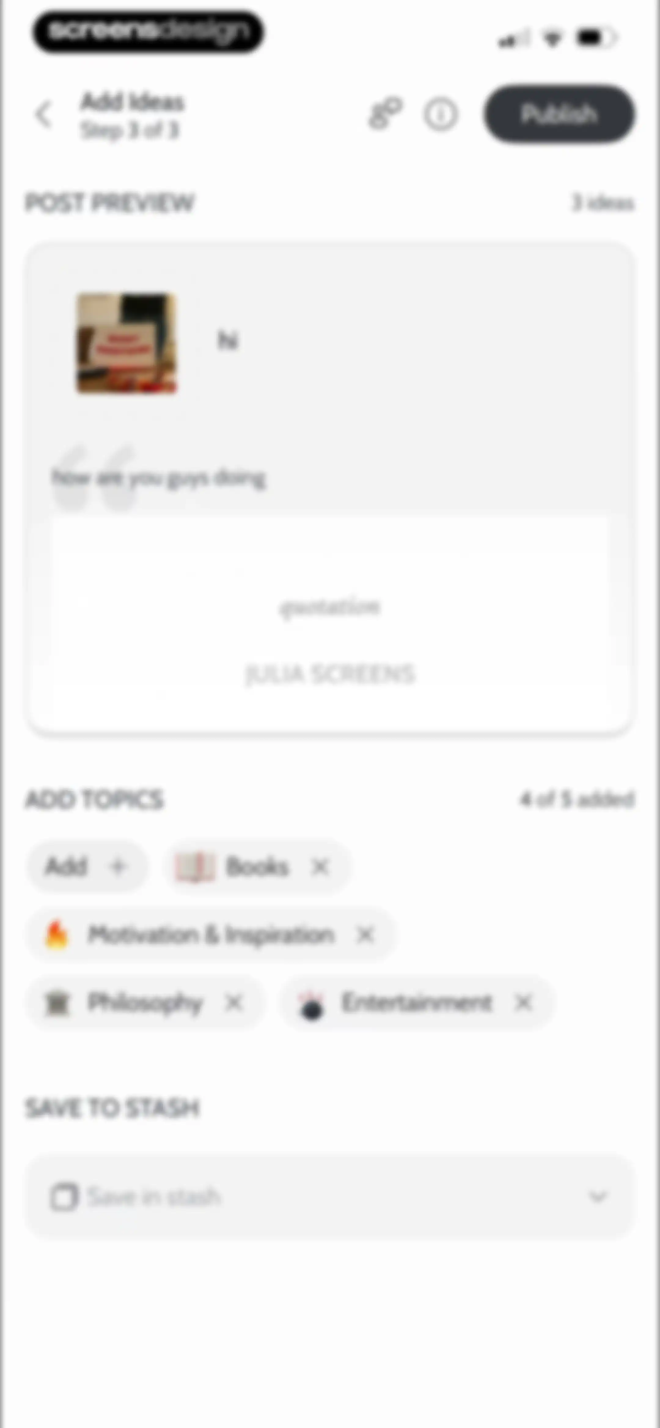 Deepstash: Smarter Every Day! screen 186