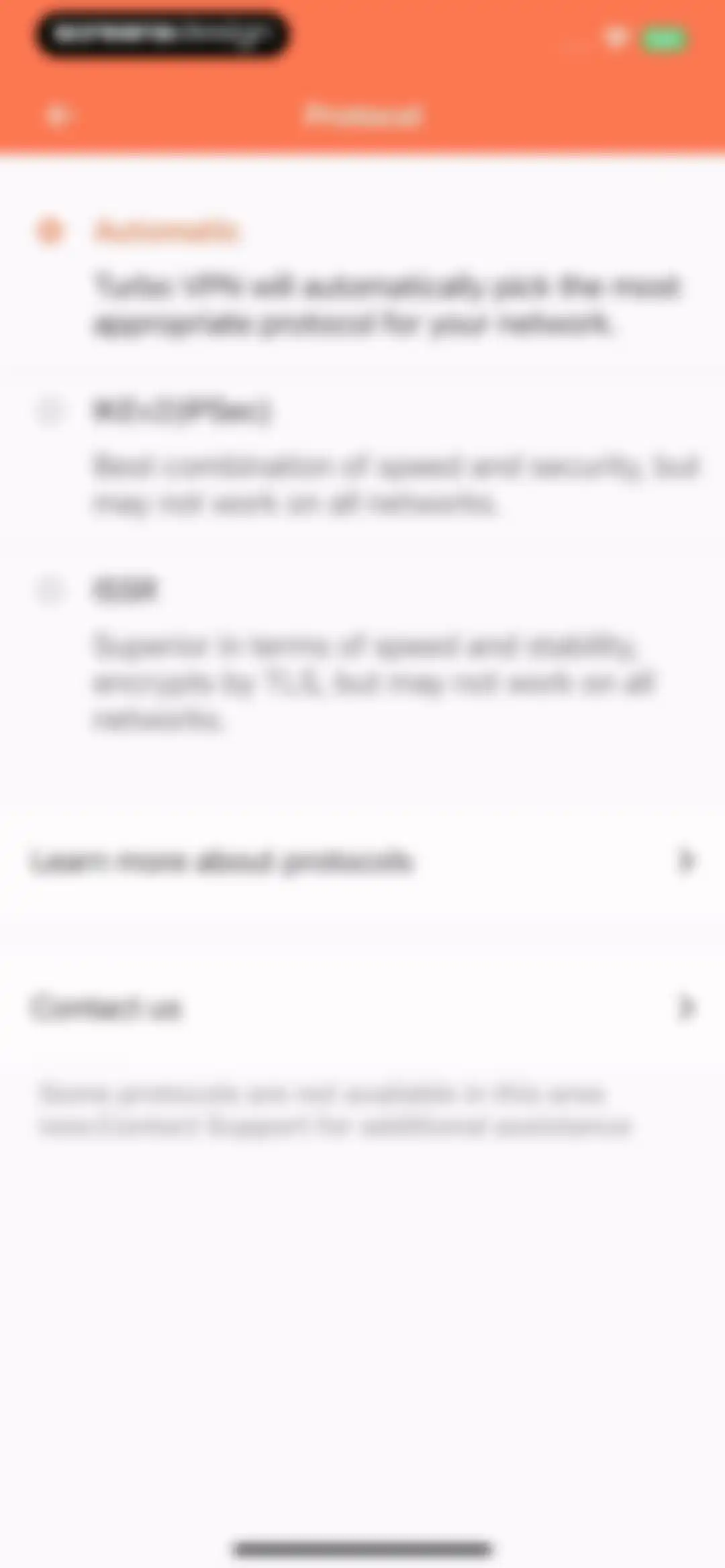 Turbo VPN Private Browser screen 16