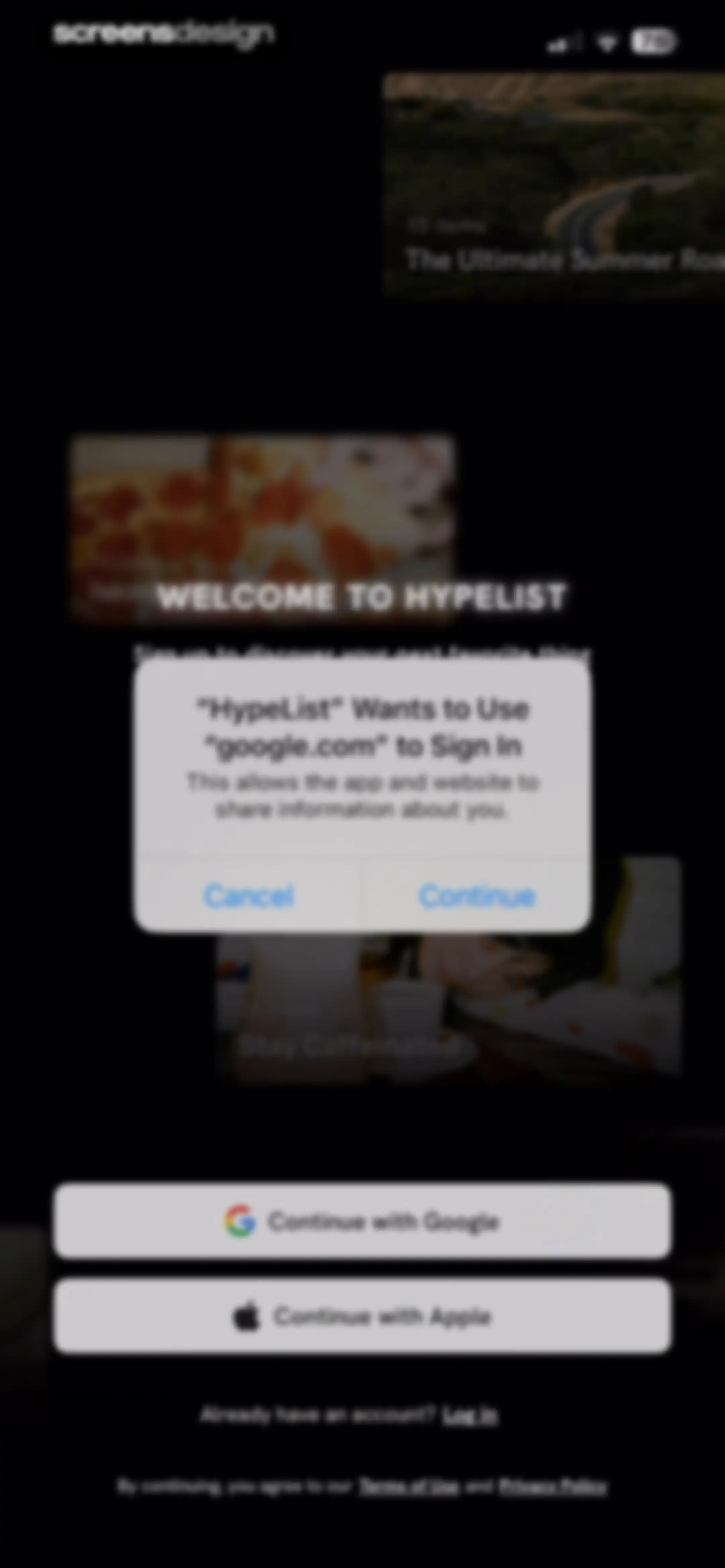 Hypelist: Create & Share Lists screen 14