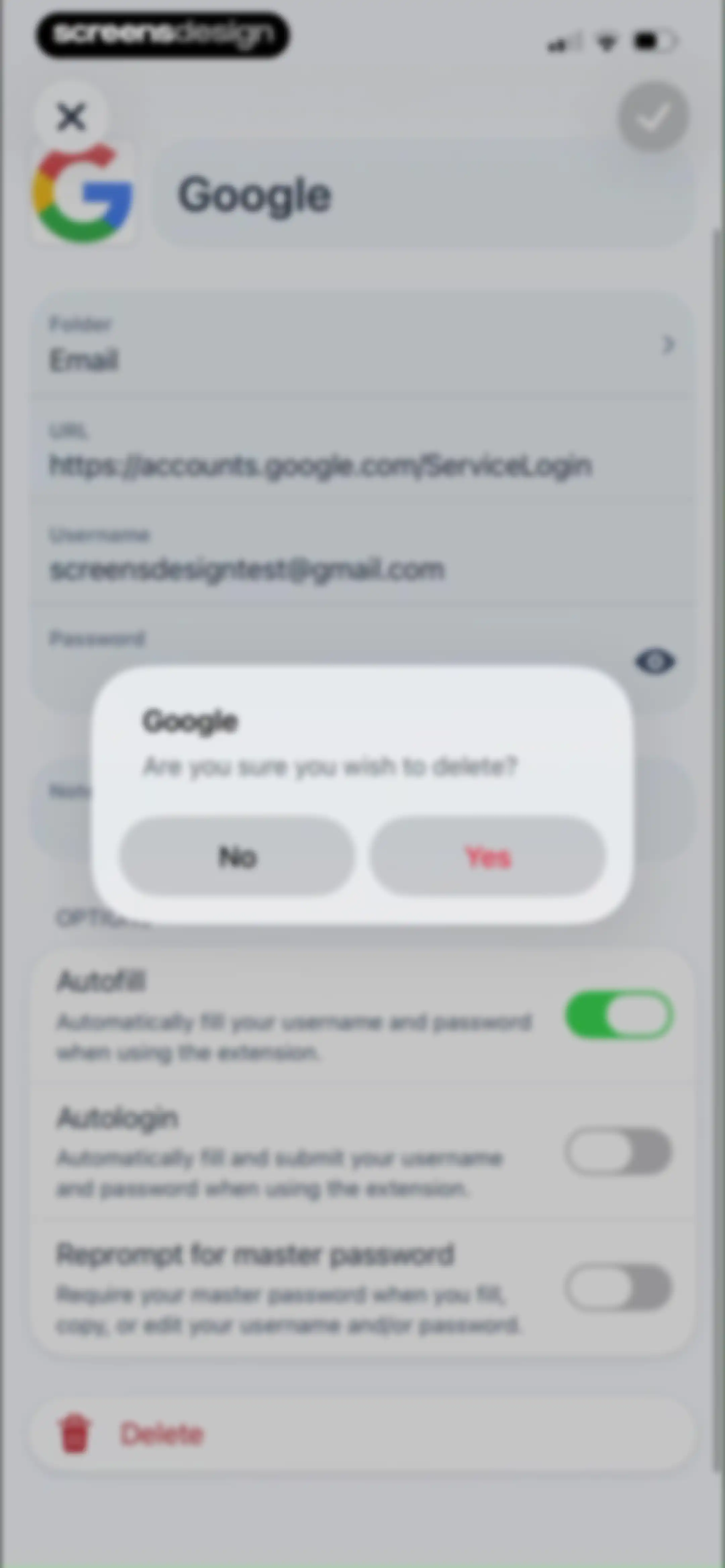 LastPass Password Manager screen 60