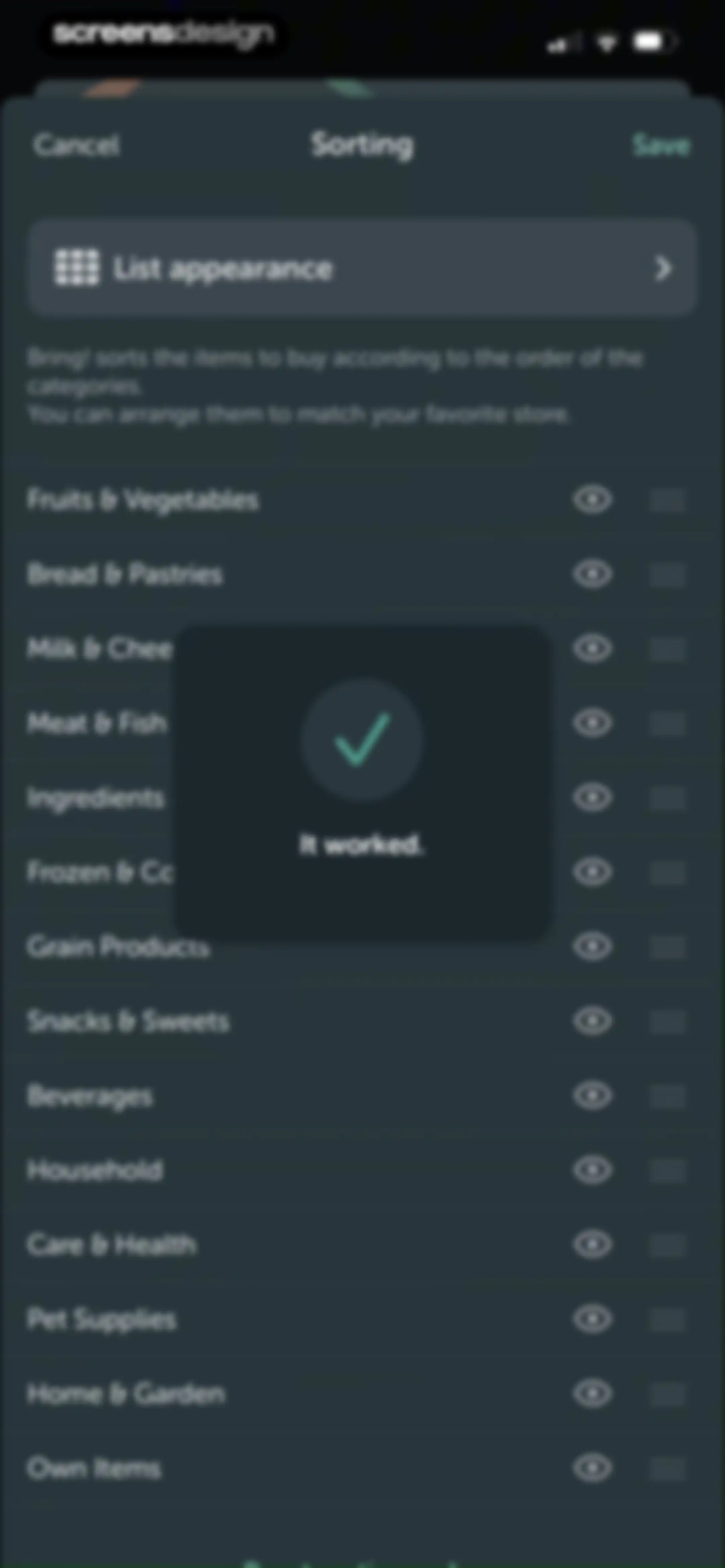 Bring! Grocery Shopping List screen 25