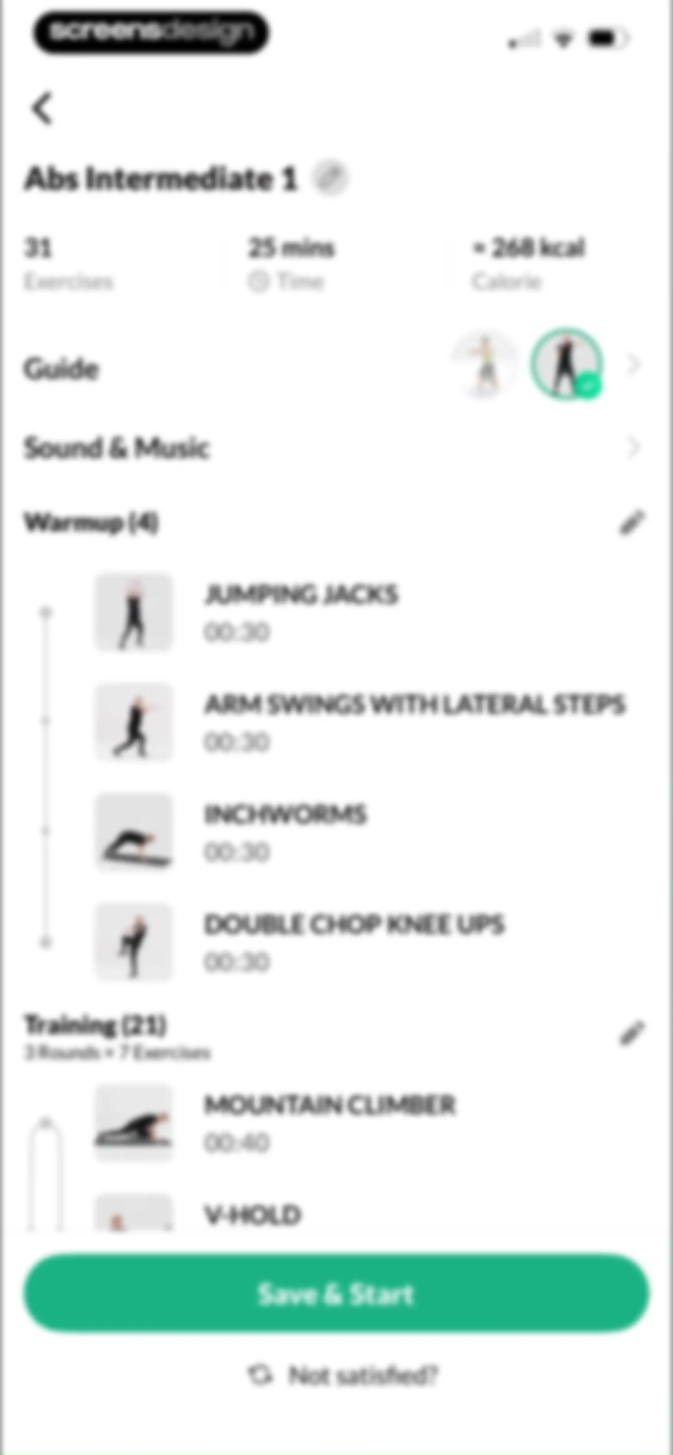 Lose Weight for Men at Home screen 113