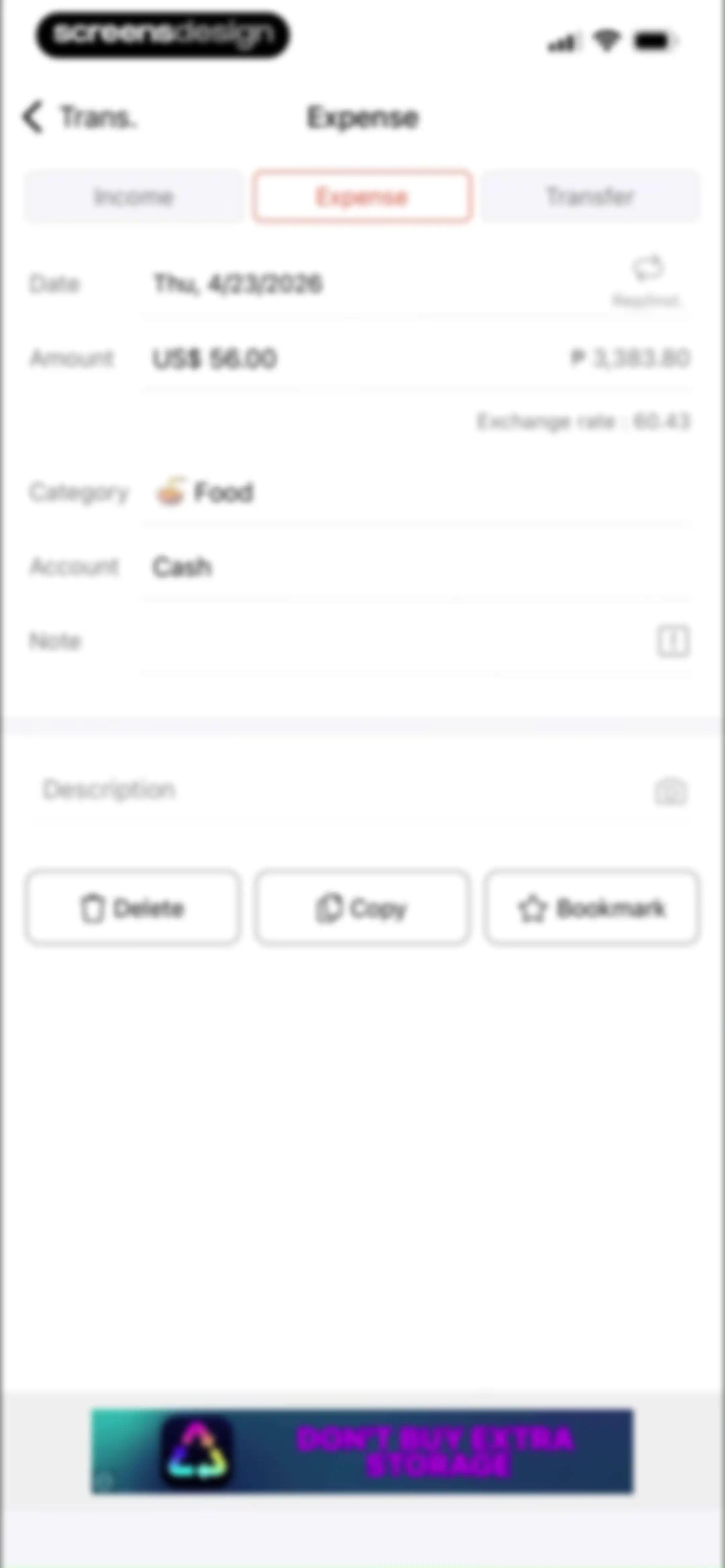 Money Manager Expense & Budget screen 23