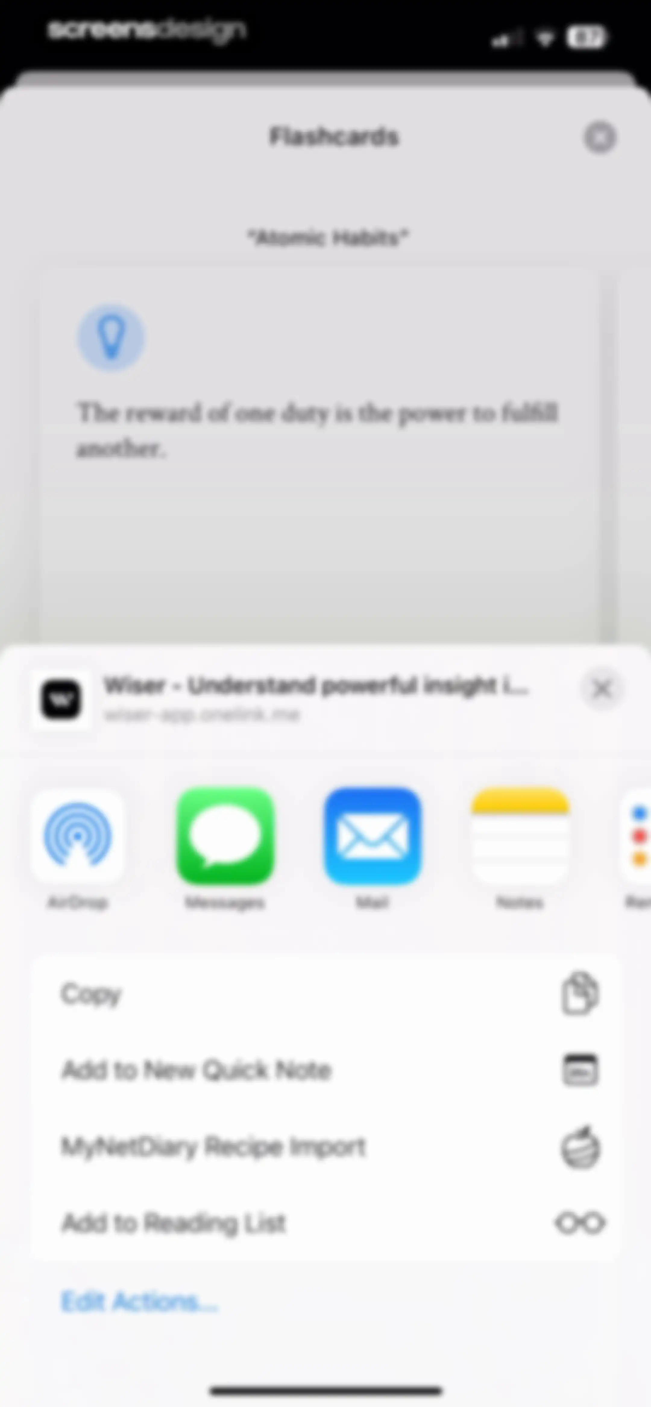Wiser: Bite-Sized Learning screen 101