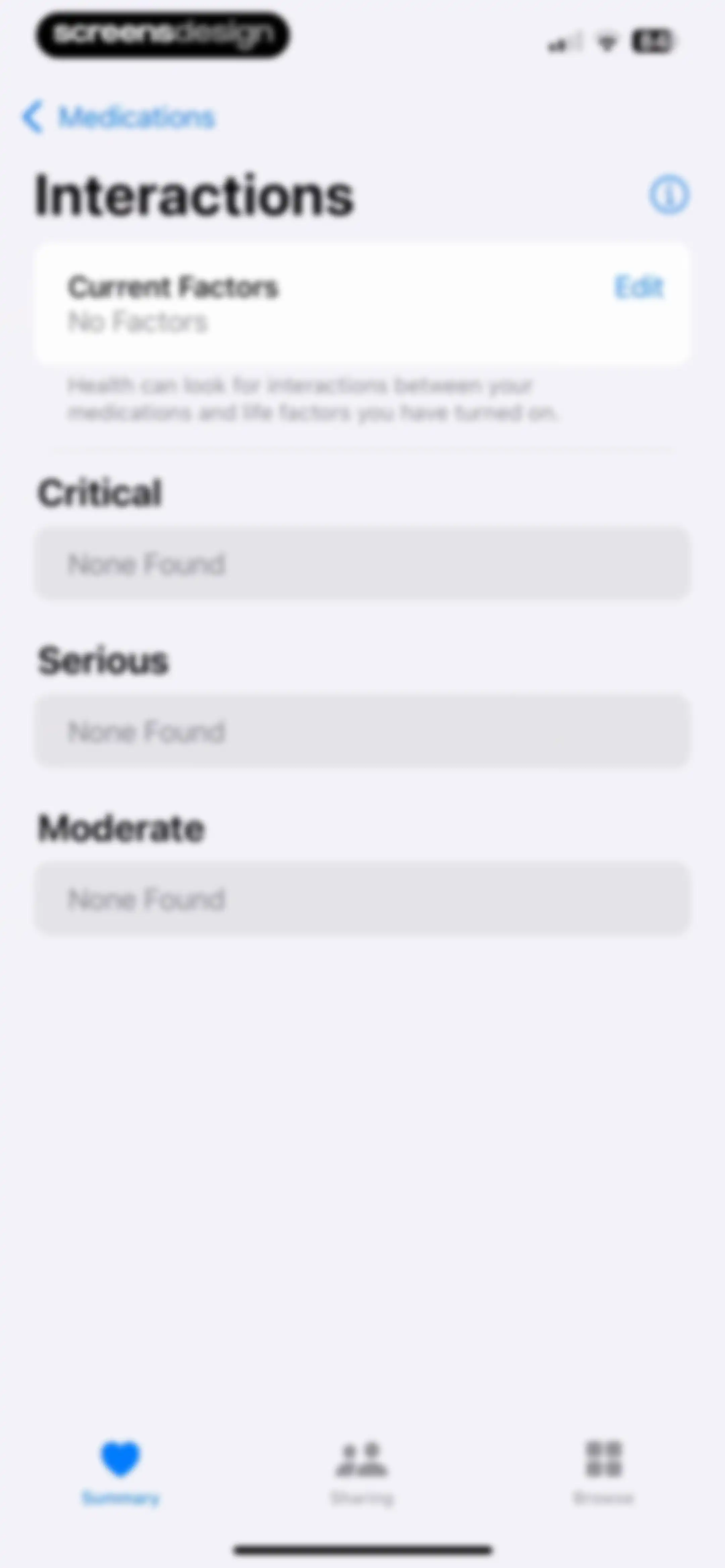 Apple Health screen 135