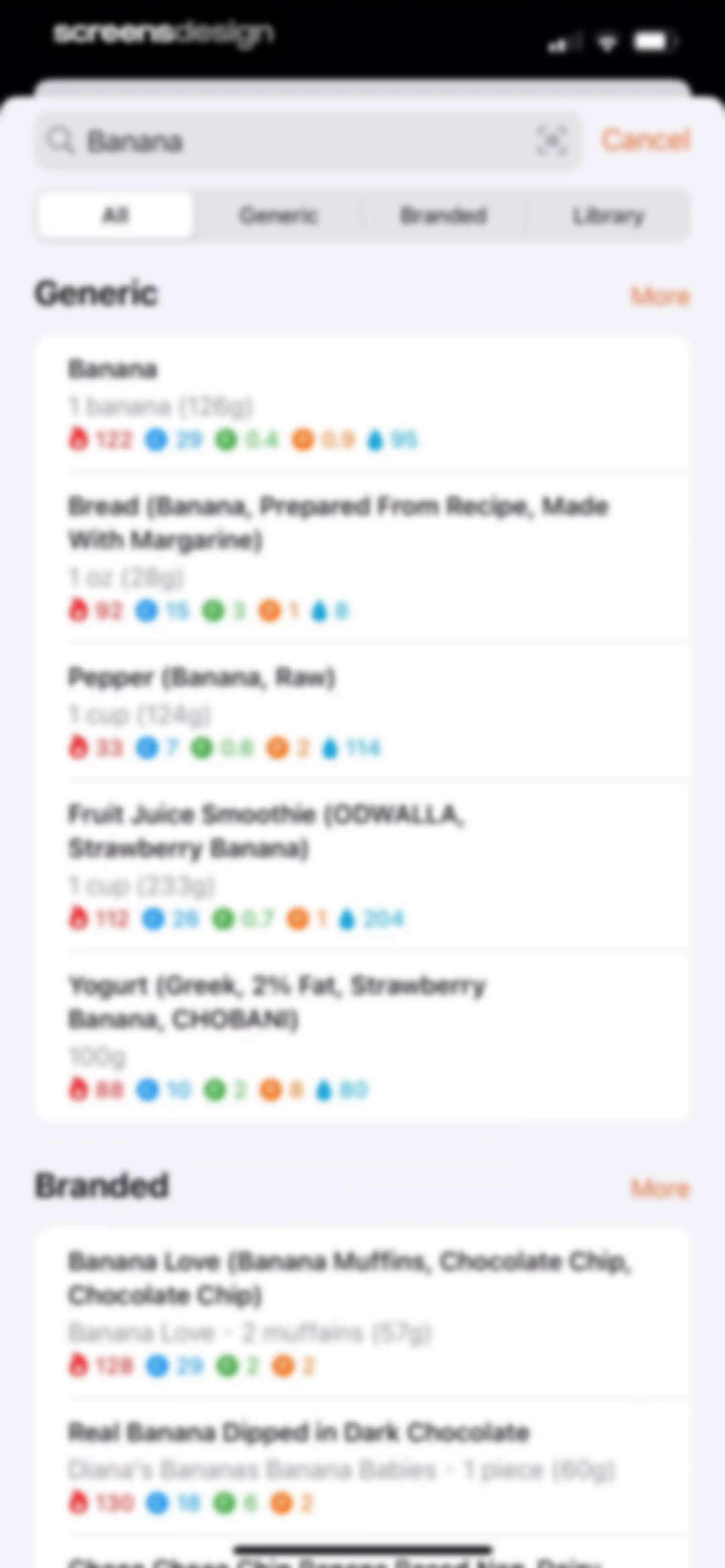 Nutrition Tracker: Foodnoms screen 100
