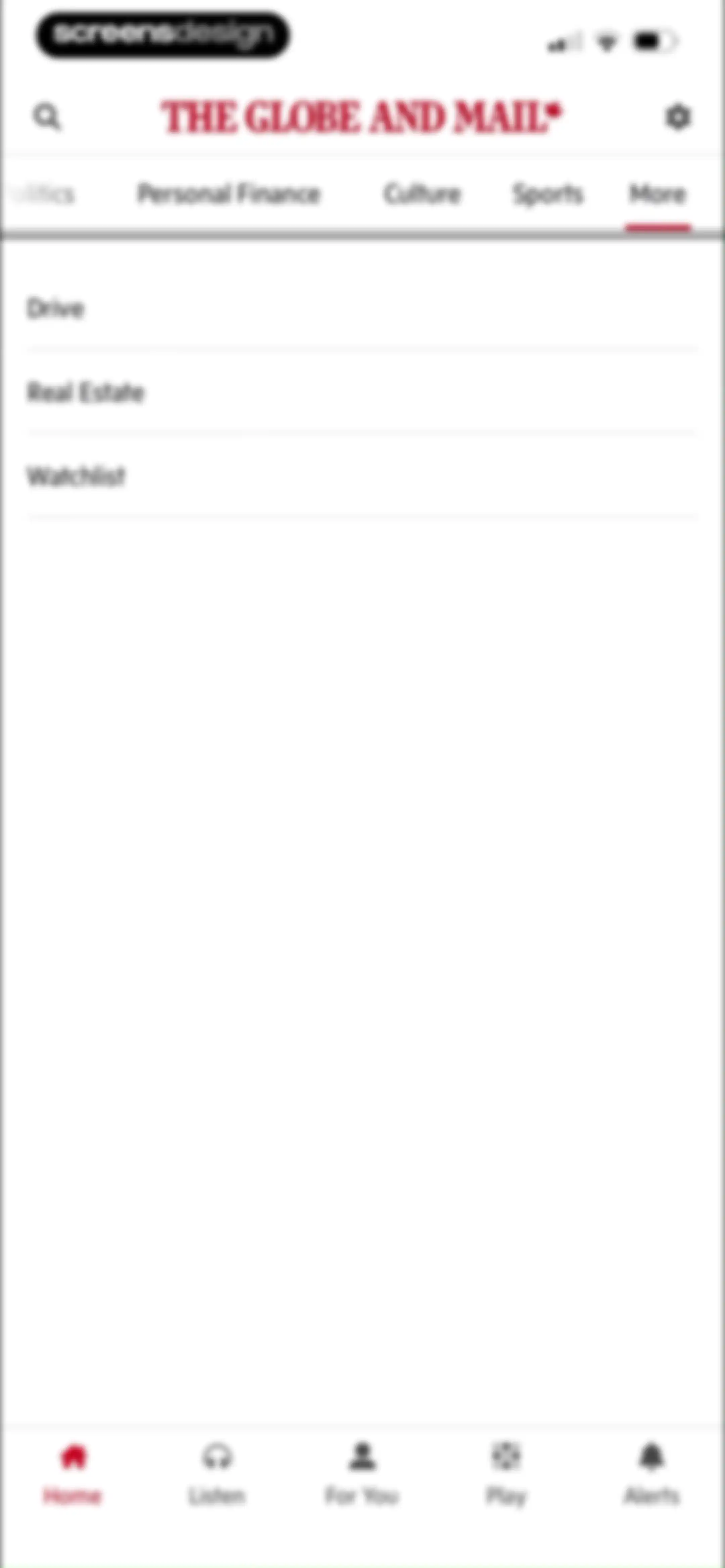 The Globe and Mail screen 63