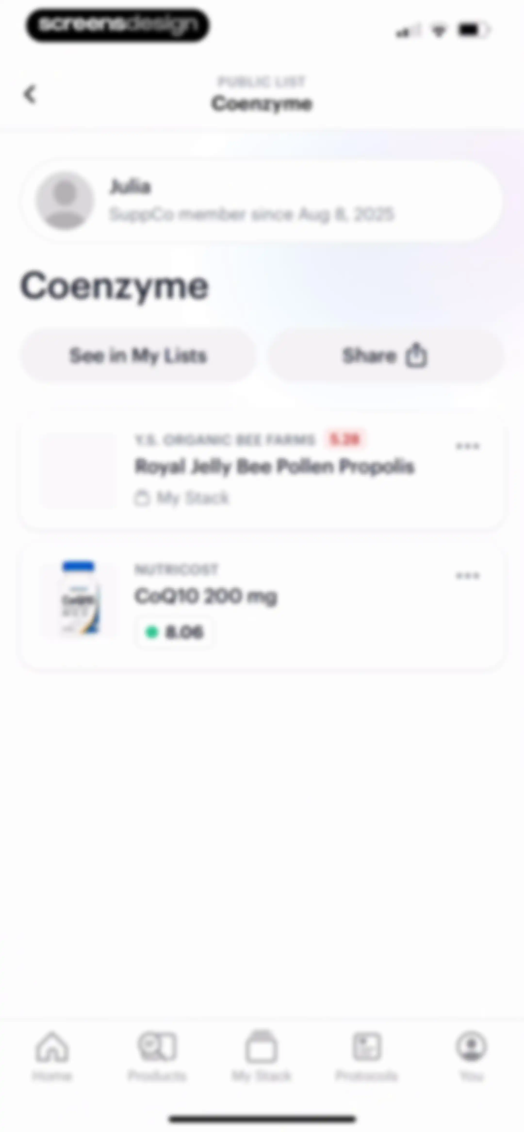 SuppCo: Supplement Scanner screen 163