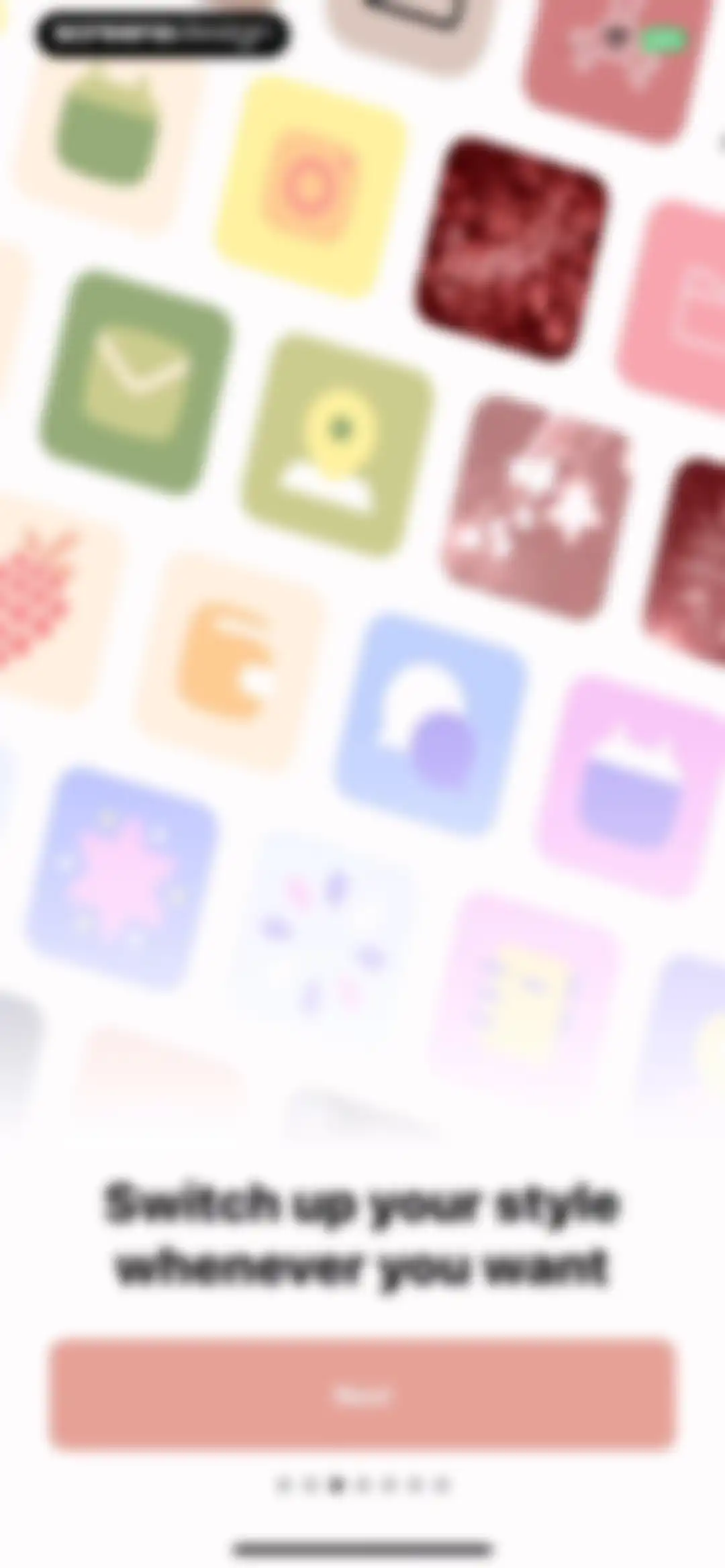 Aesthetic: App icons & Widgets screen 6