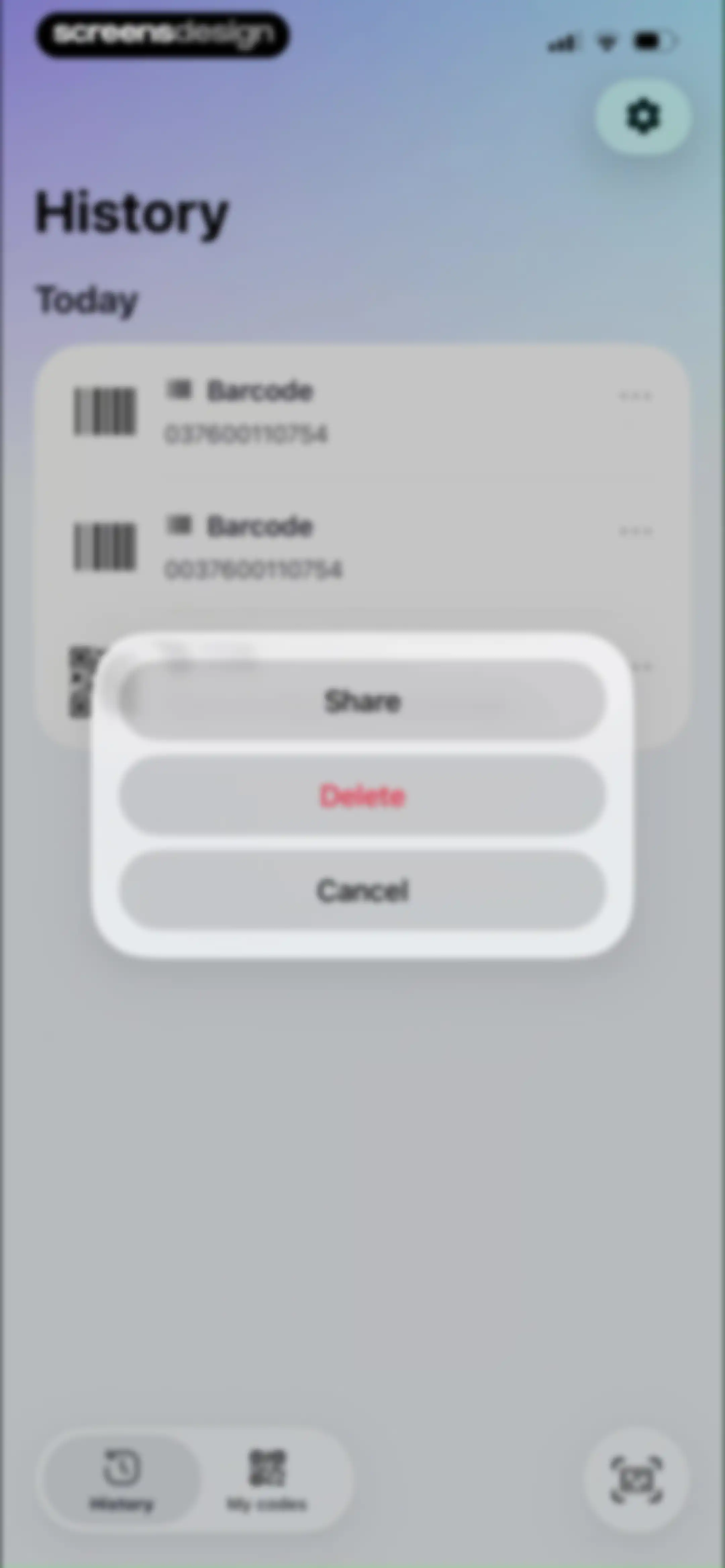 QR Code Reader＋Barcode Scanner screen 20