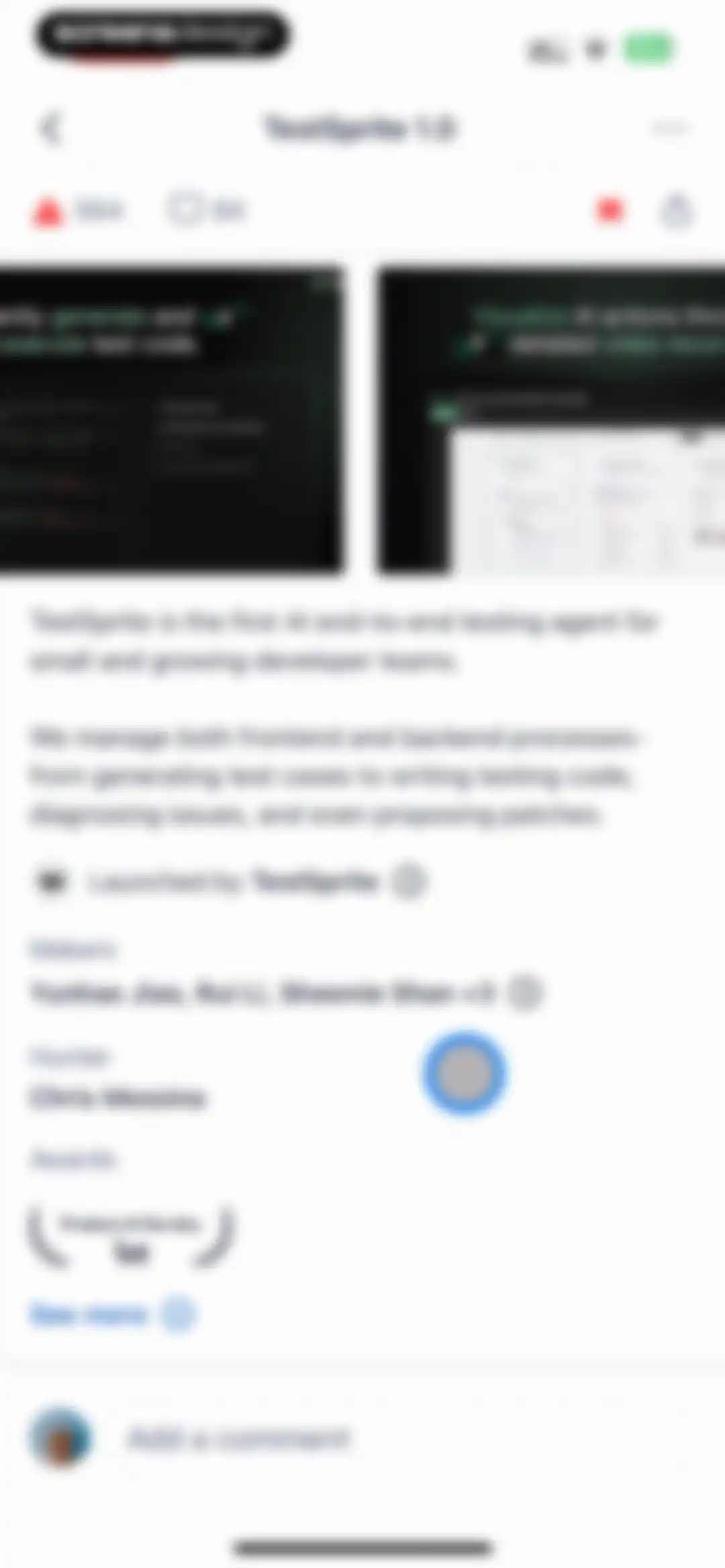Product Hunt screen 44