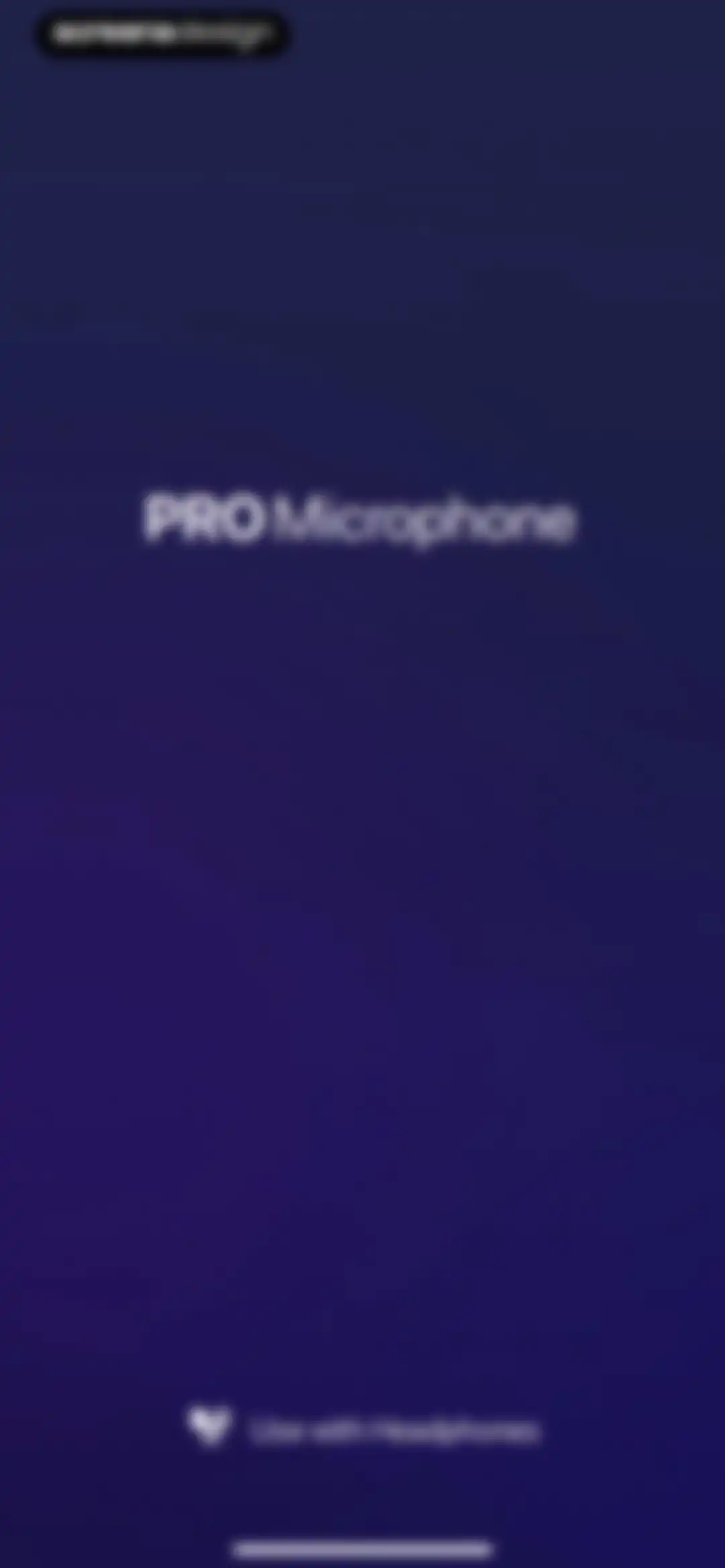 Pro Microphone: Voice Record screen 1