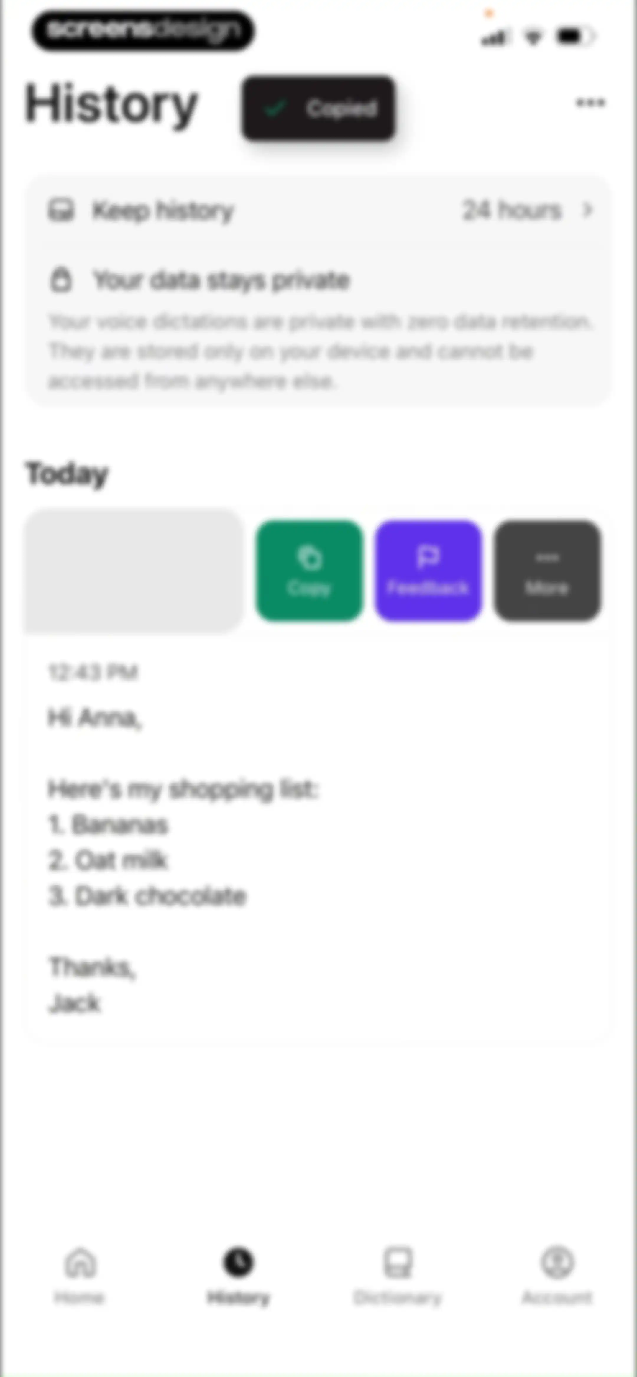 Typeless: AI Voice Keyboard screen 45