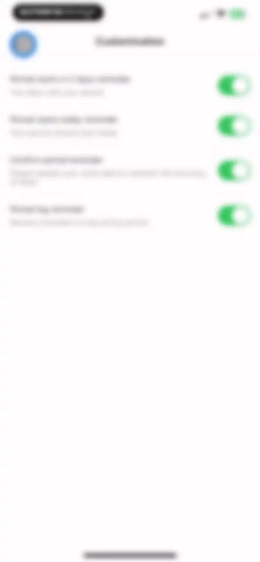 Glow Ovulation & Period App screen 90