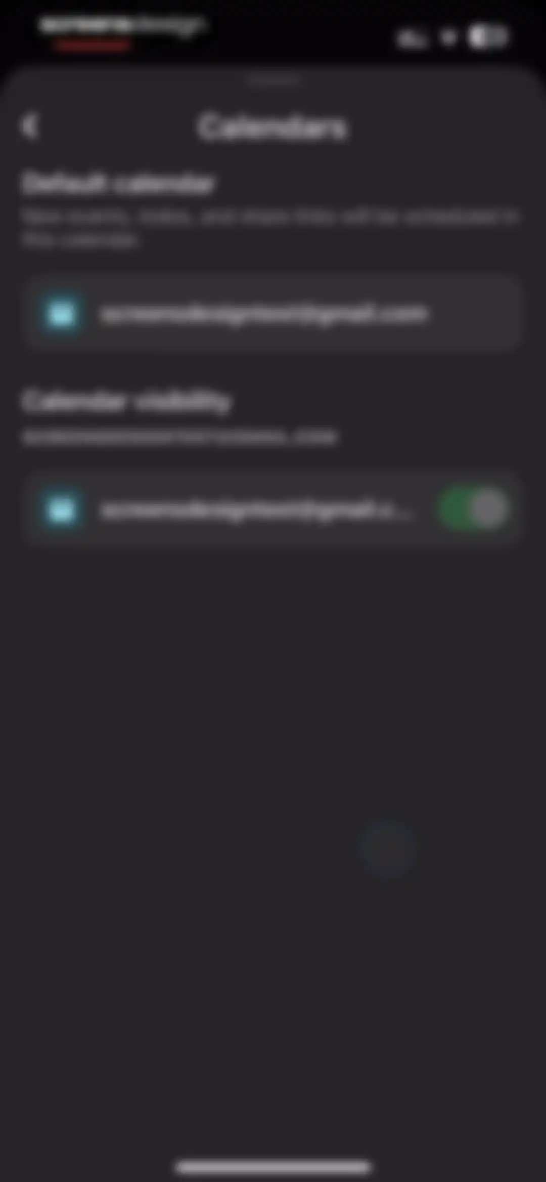 Amie - Todos, calendar screen 75