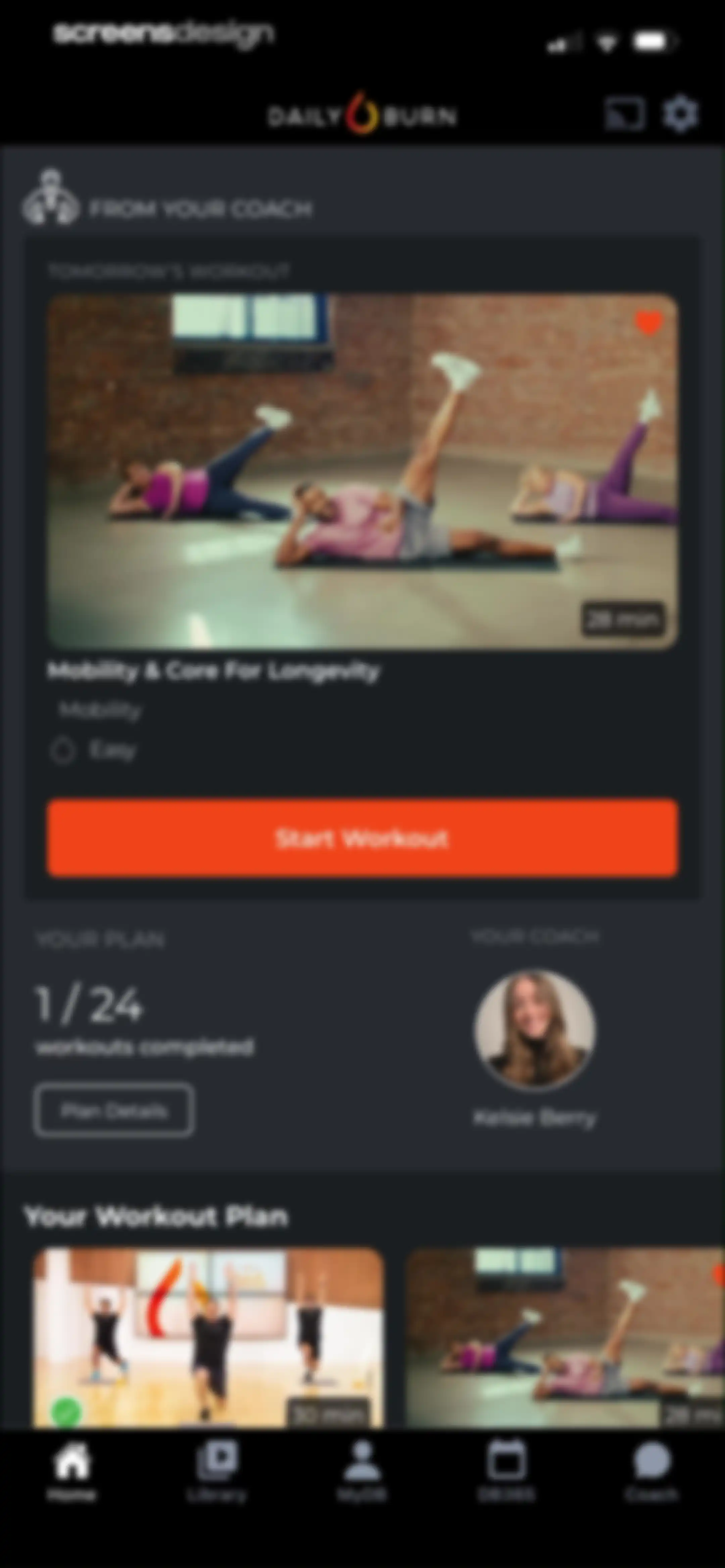 Daily Burn: Home Workouts screen 60