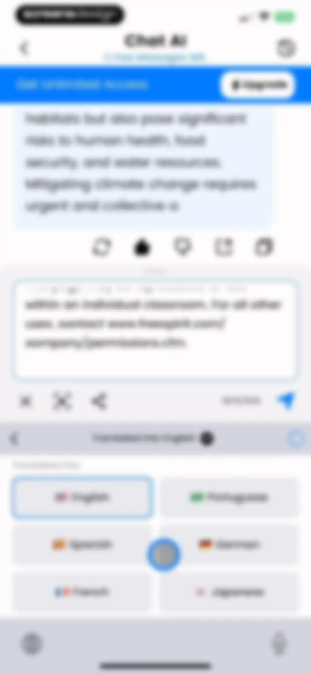 AI Keyboard: Chatbot, Grammar screen 27